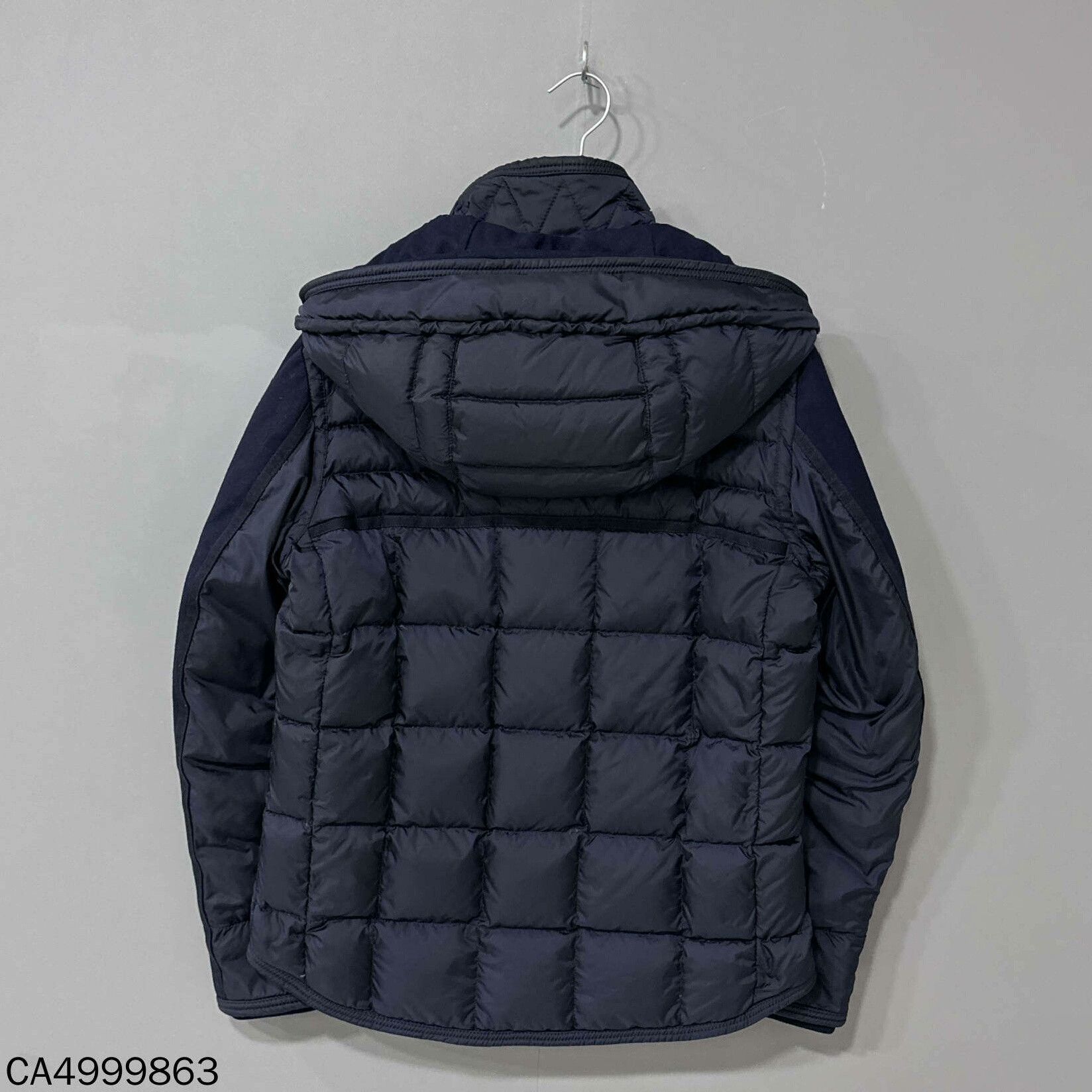 Moncler Moncler Wool Blend Hooded Down Jacket Size US M / EU 48-50 / 2 - 3 Thumbnail
