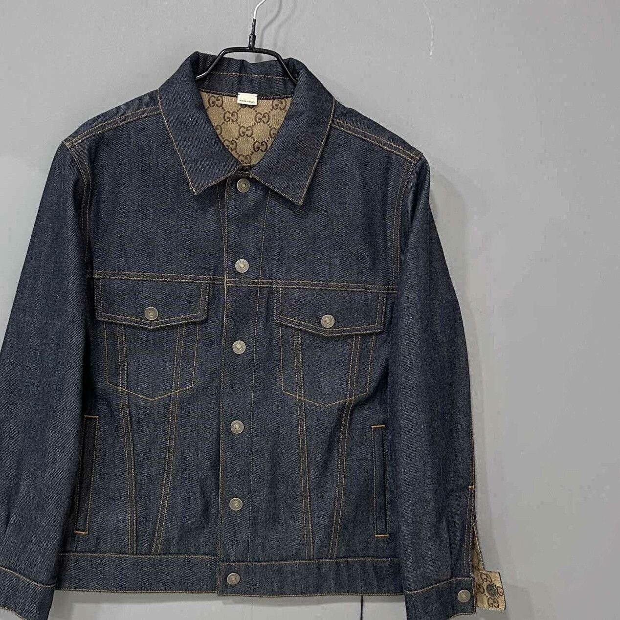 Gucci Reversible All-over Jacquard Denim Jacket Gucci Size US S / EU 44-46 / 1 - 5 Thumbnail