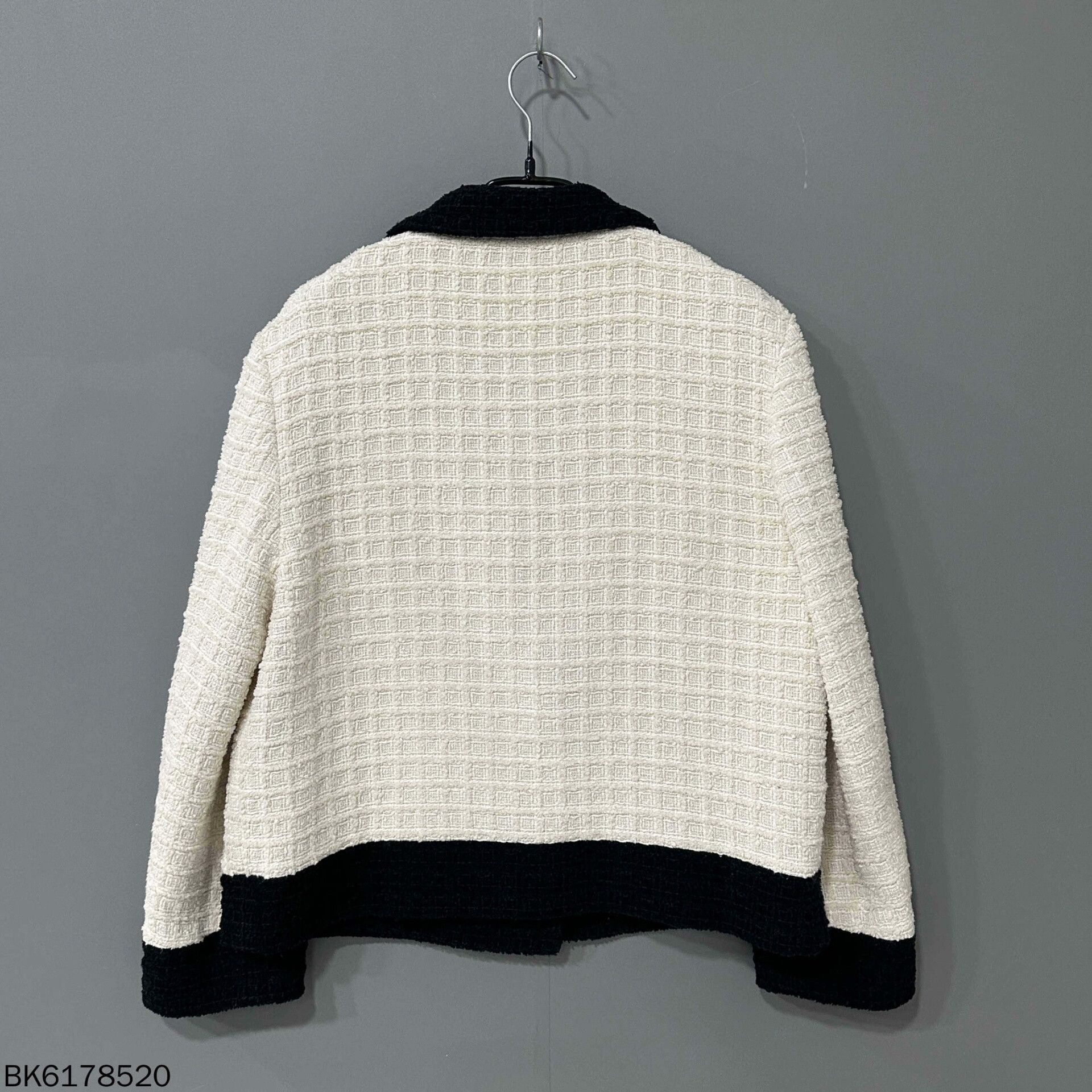 Gucci Gucci Black White Tweed Lapel Jacket Size S / US 4 / IT 40 - 3 Thumbnail