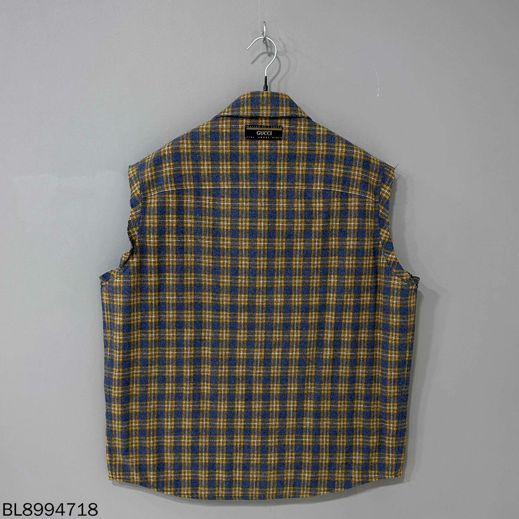 Gucci Gucci Belt Logo Plaid Wool Vest Size US S / EU 44-46 / 1 - 3 Thumbnail