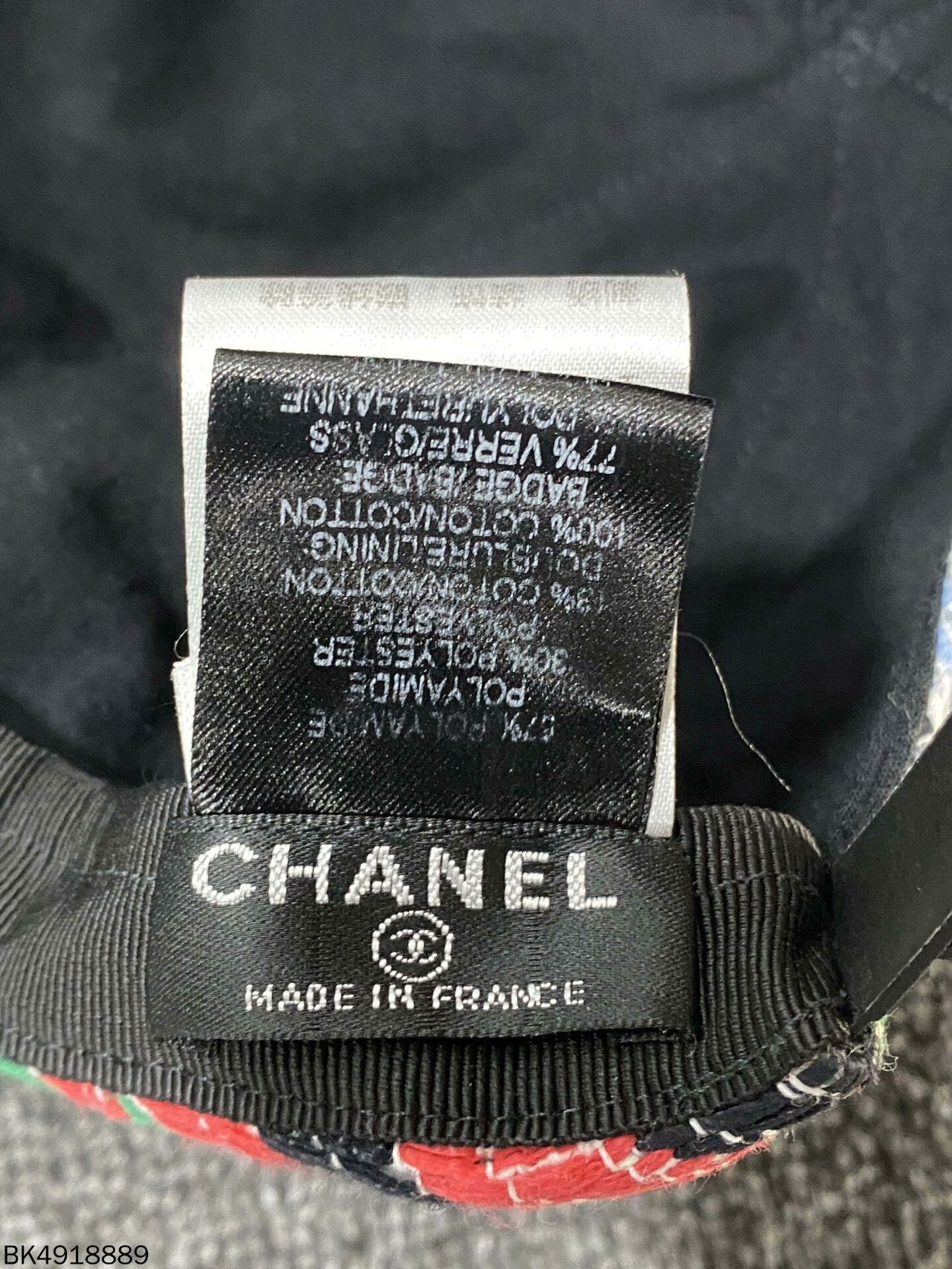 Chanel Runway Color Logo Baseball Cap