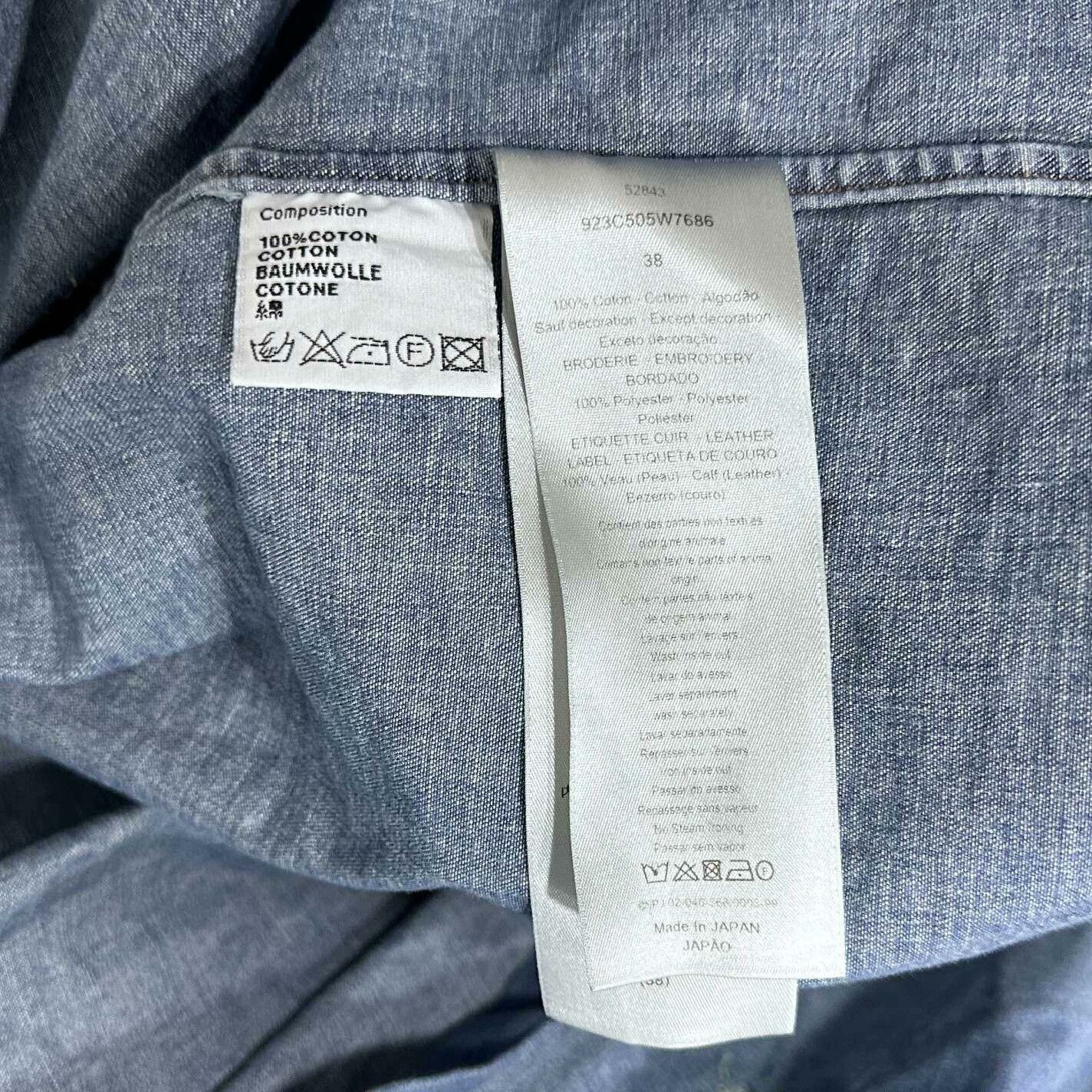 Dior Dior Distressed Patch Denim Shirt Jacket Size S / US 4 / IT 40 - 5 Thumbnail