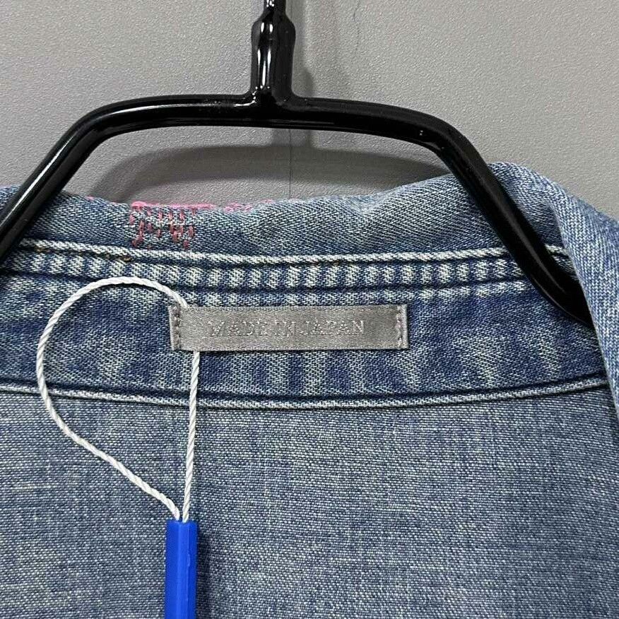 Dior Dior Distressed Patch Denim Shirt Jacket Size S / US 4 / IT 40 - 4 Thumbnail