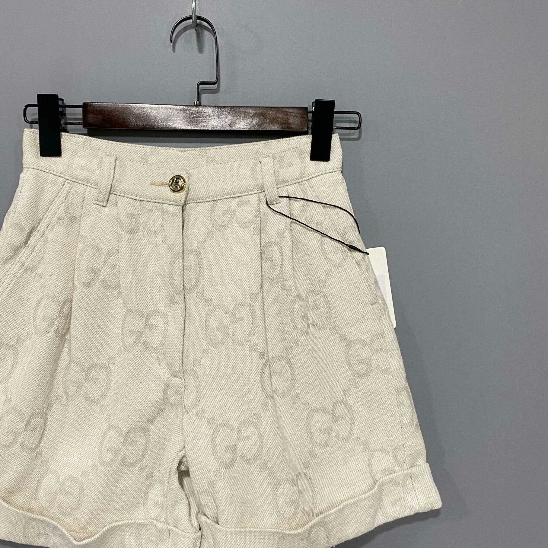 Gucci Gucci Monogram Denim Shorts Size 38" / US 16 / IT 52 - 2 Thumbnail