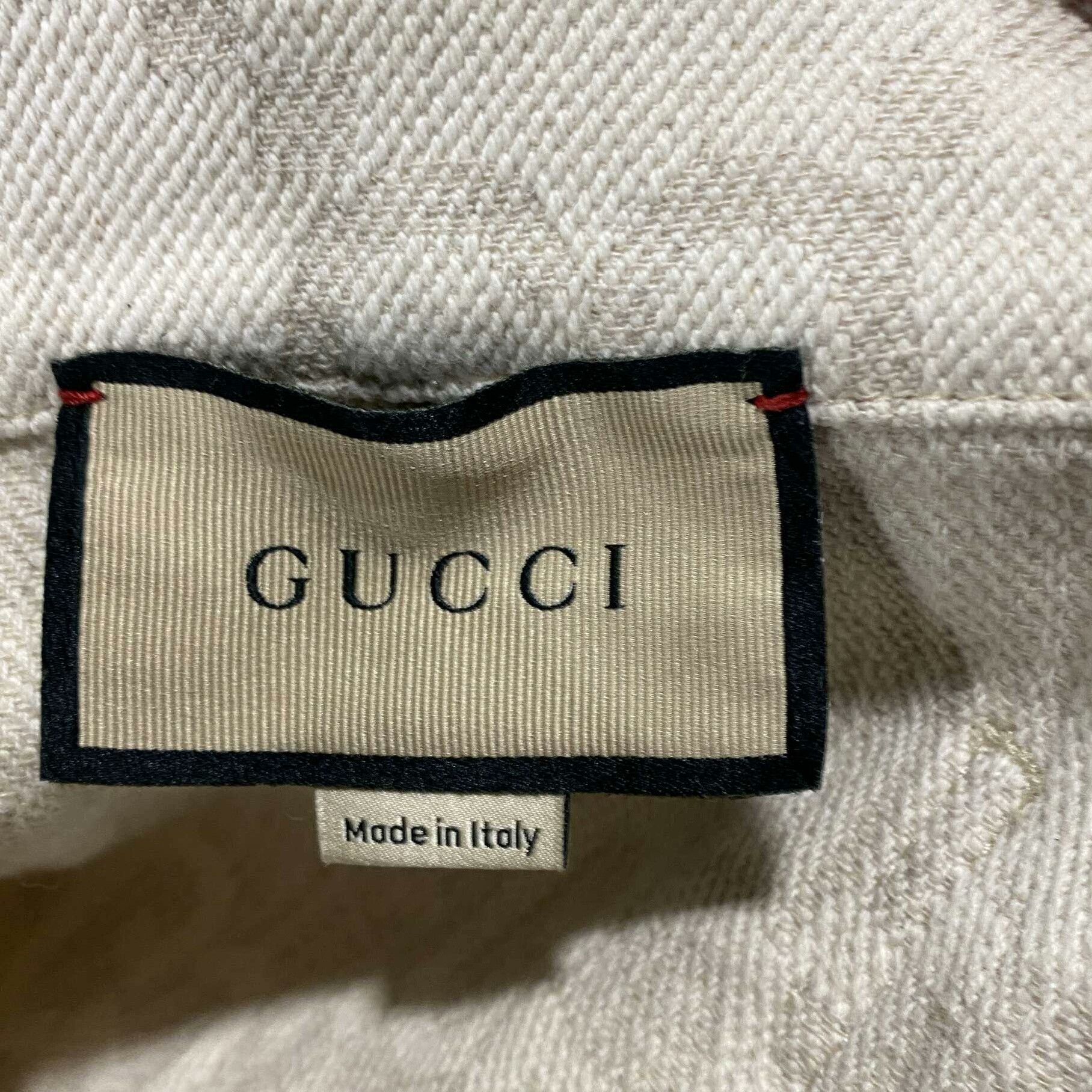 Gucci Gucci Monogram Denim Shorts Size 38" / US 16 / IT 52 - 5 Thumbnail
