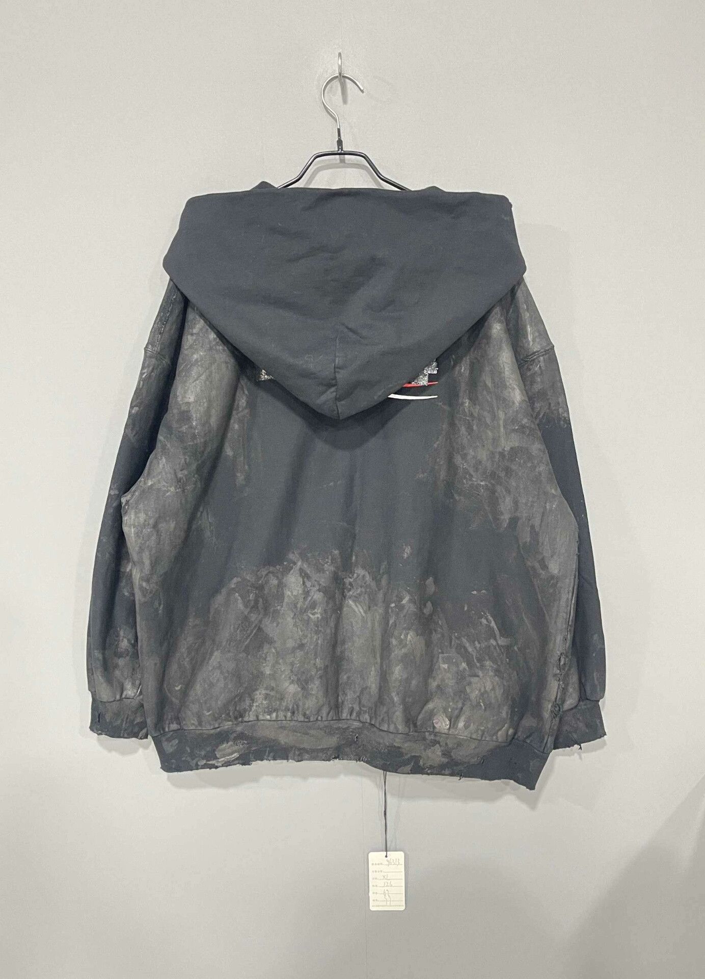 Balenciaga Balenciaga Coke Logo Mud-Dyed Distressed Jacket Size US XL / EU 56 / 4 - 3 Thumbnail