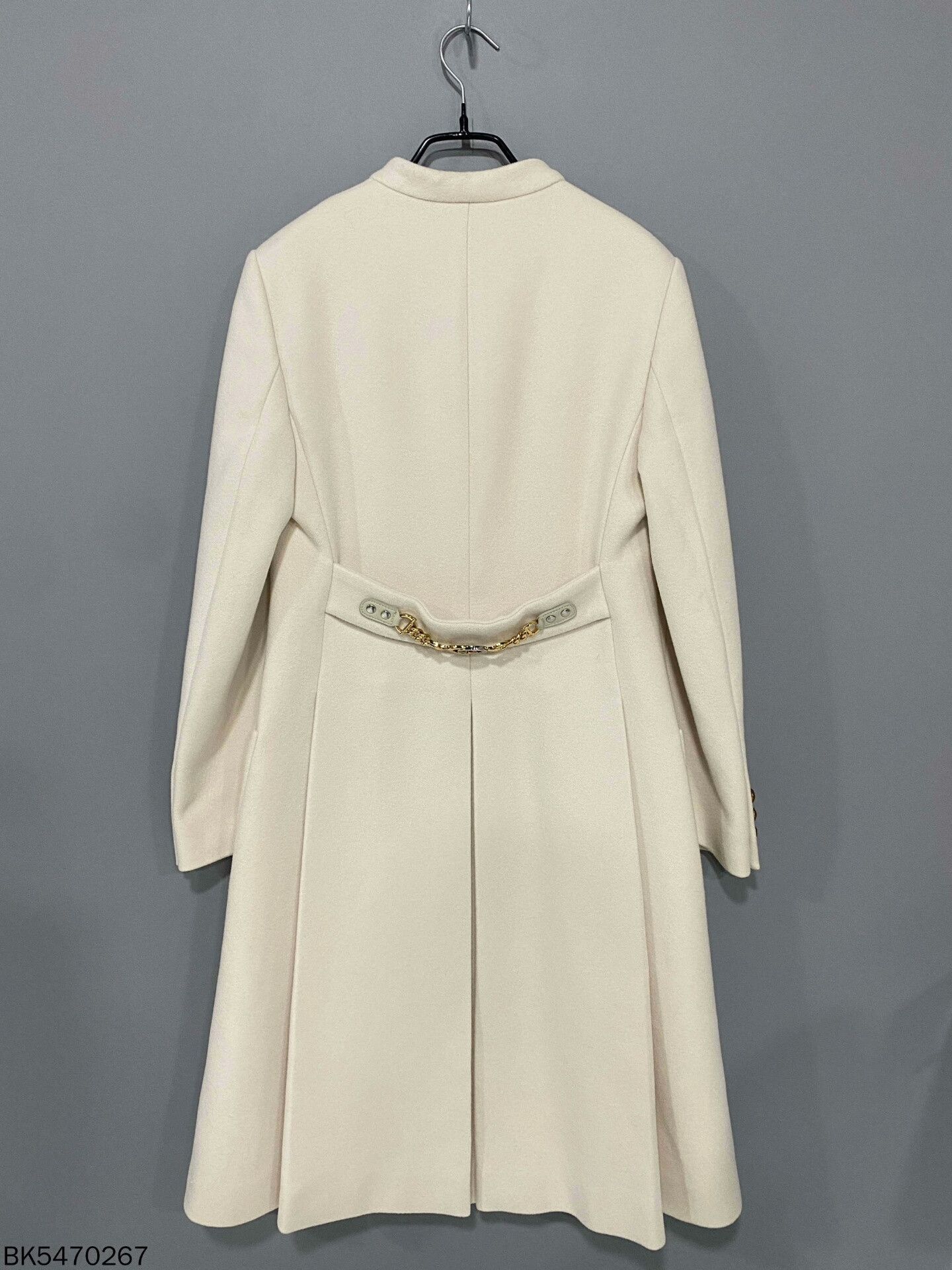 Gucci Gucci Gold Button Wool Coat Size S / US 4 / IT 40 - 3 Thumbnail