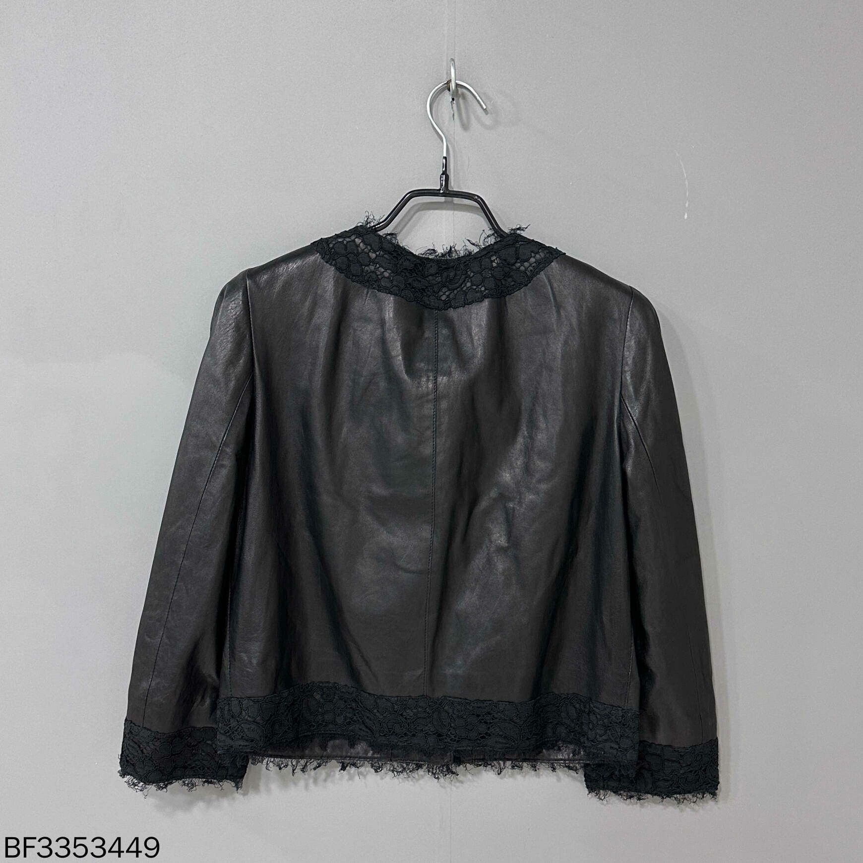 Dolce & Gabbana Dolce & Gabbana Lace Leather Jacket Size S / US 4 / IT 40 - 3 Thumbnail