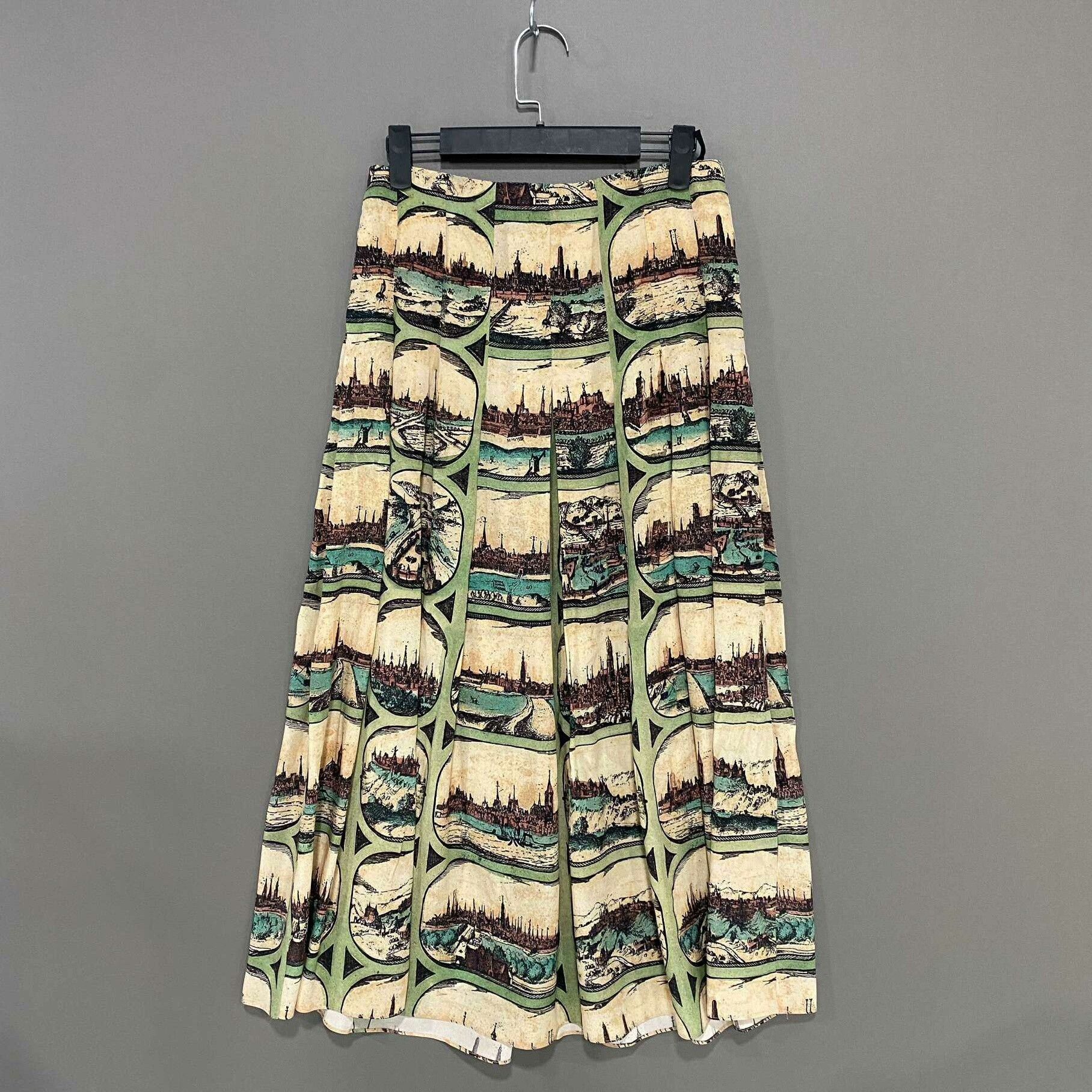 Gucci Gucci Urban Print Midi Skirt Size 40" / US 18 - 2 Thumbnail