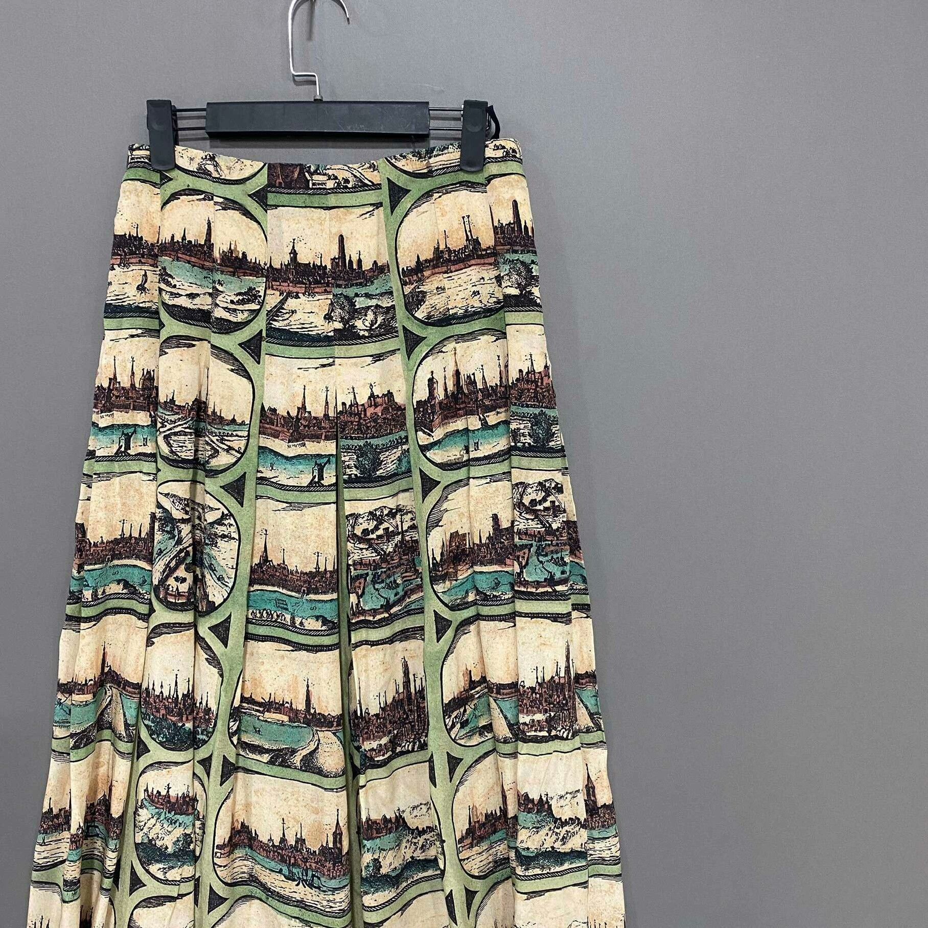 Gucci Gucci Urban Print Midi Skirt Size 40" / US 18 - 3 Thumbnail
