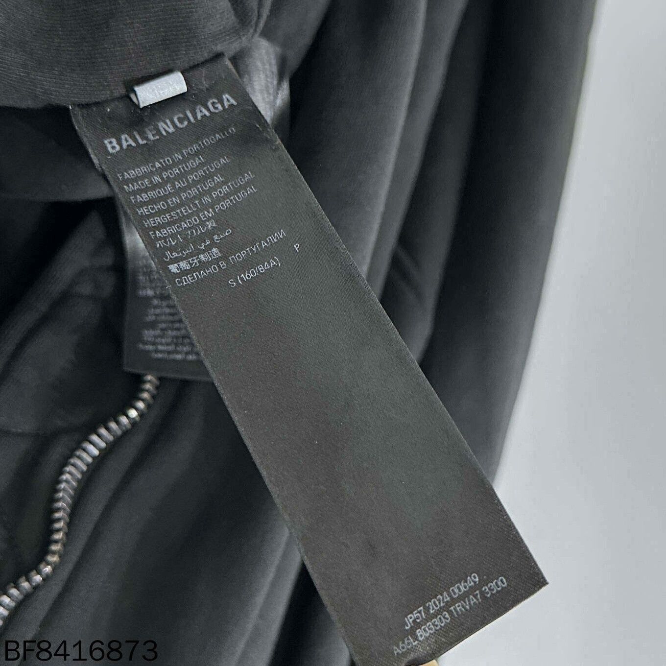 Balenciaga Balenciaga 24FW Reversed Logo Zip Hoodie Size US S / EU 44-46 / 1 - 4 Thumbnail
