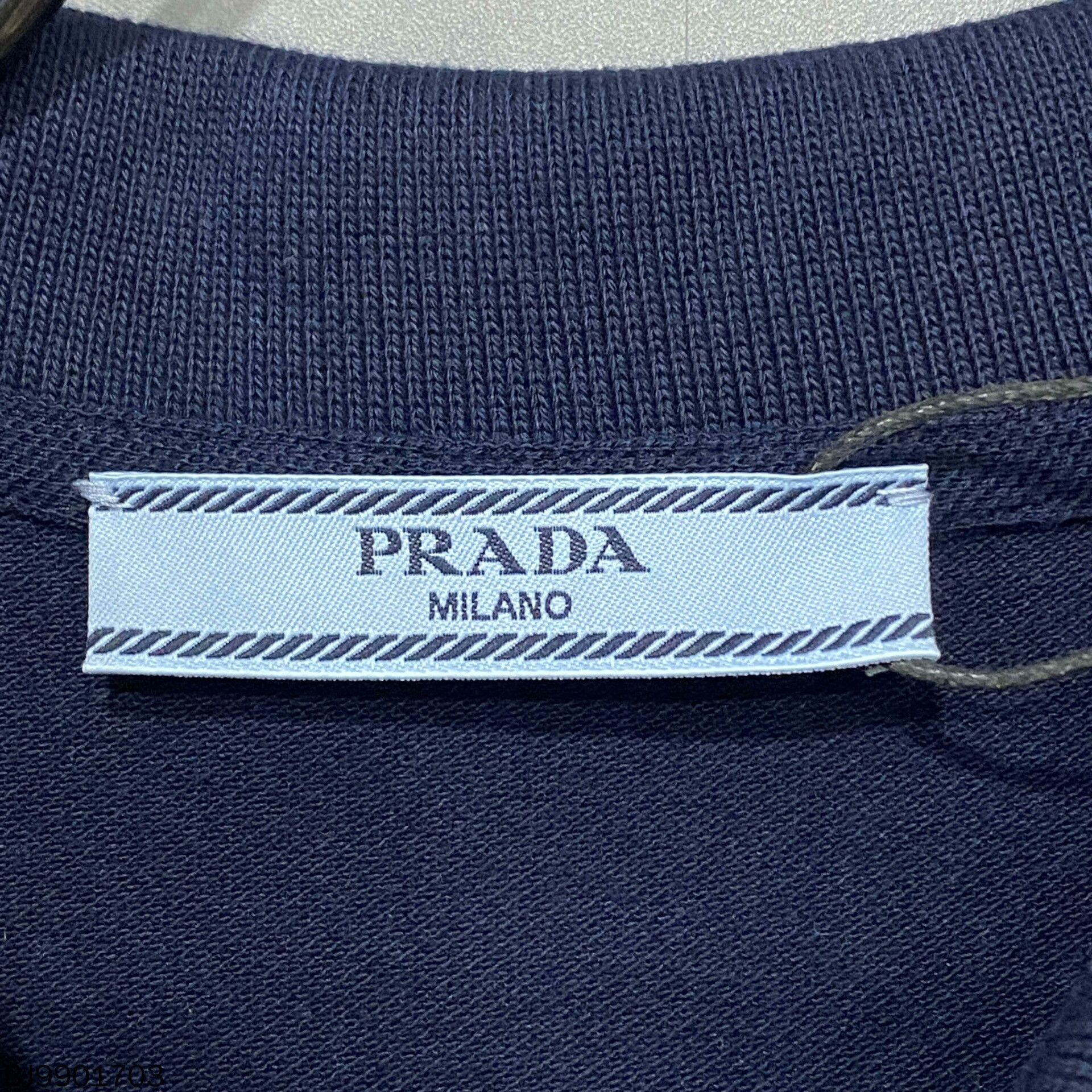 Prada Prada SS23 Dark Blue Long Polo Dress Size XS / US 0-2 / IT 36-38 - 4 Thumbnail