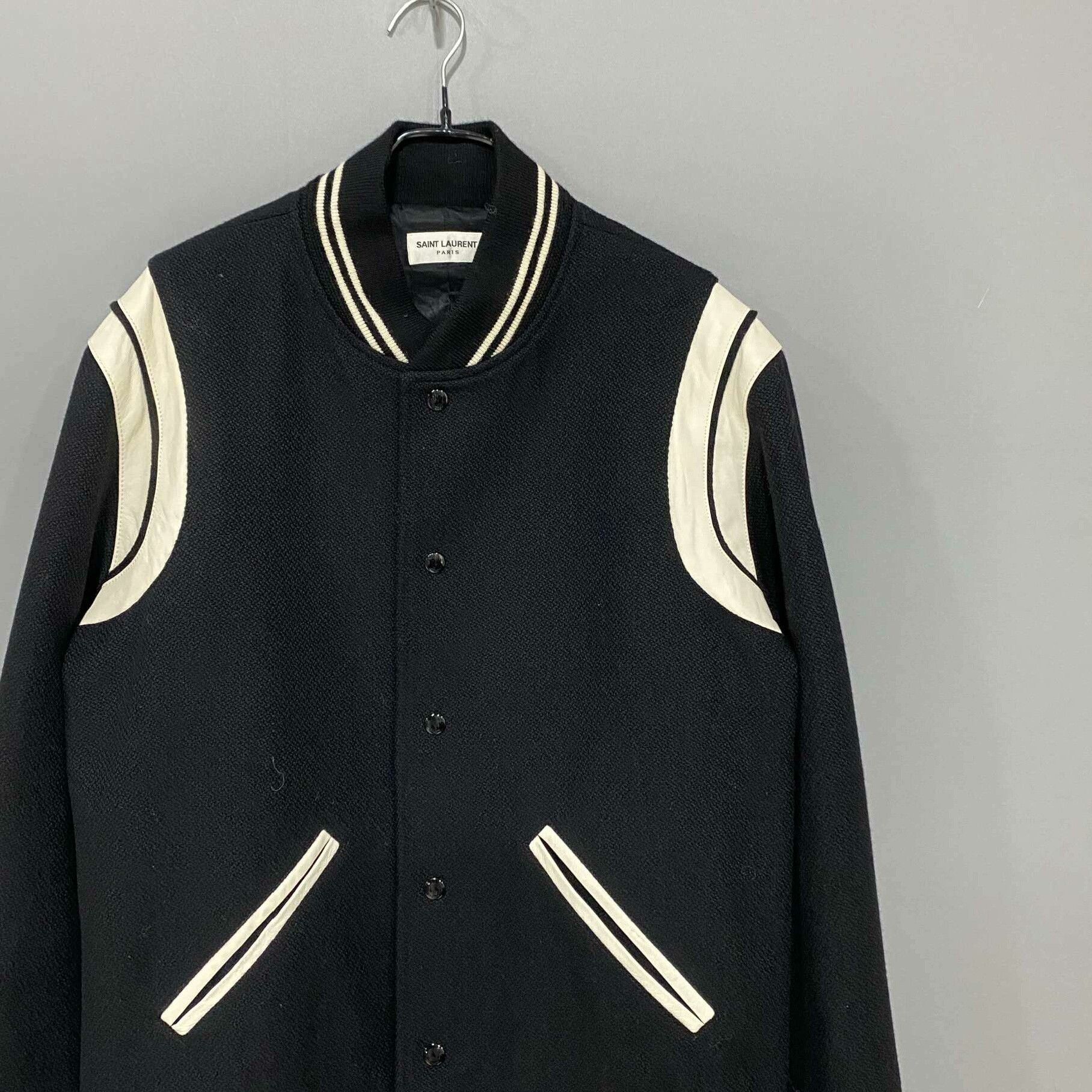 Saint Laurent Paris Saint Laurent Classic Baseball Jacket Size US L / EU 52-54 / 3 - 2 Thumbnail