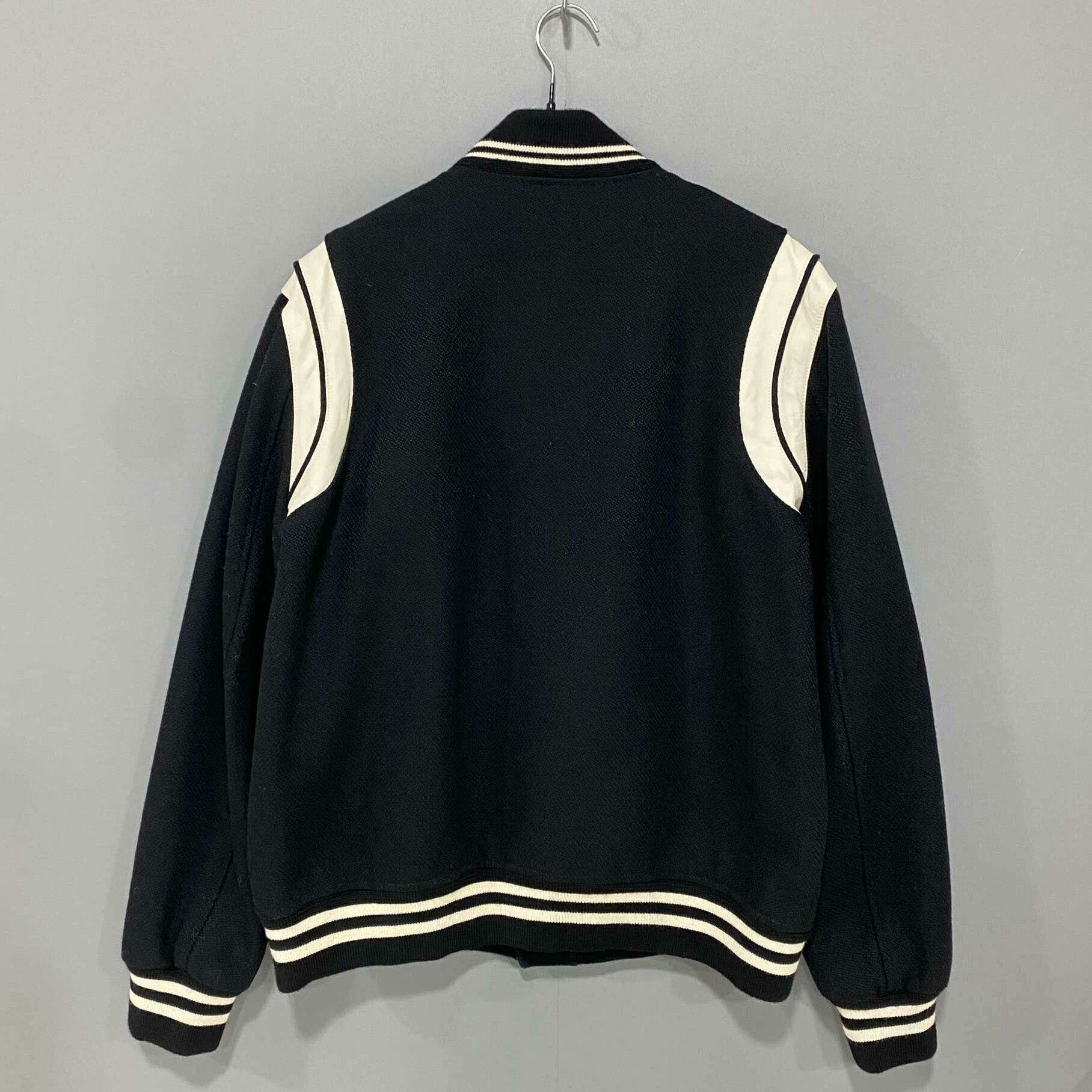 Saint Laurent Paris Saint Laurent Classic Baseball Jacket Size US L / EU 52-54 / 3 - 3 Thumbnail