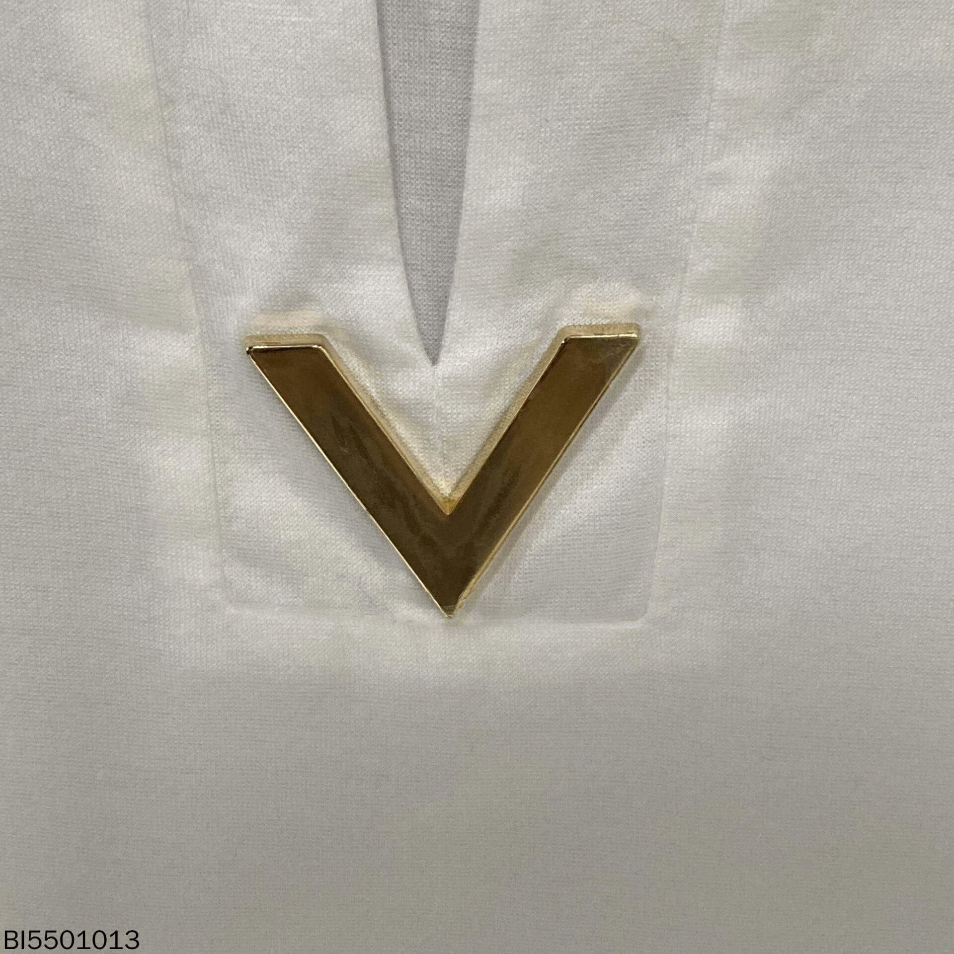 Valentino Valentino Deep V Gold Button Short Sleeve Size XS / US 0-2 / IT 36-38 - 7 Thumbnail