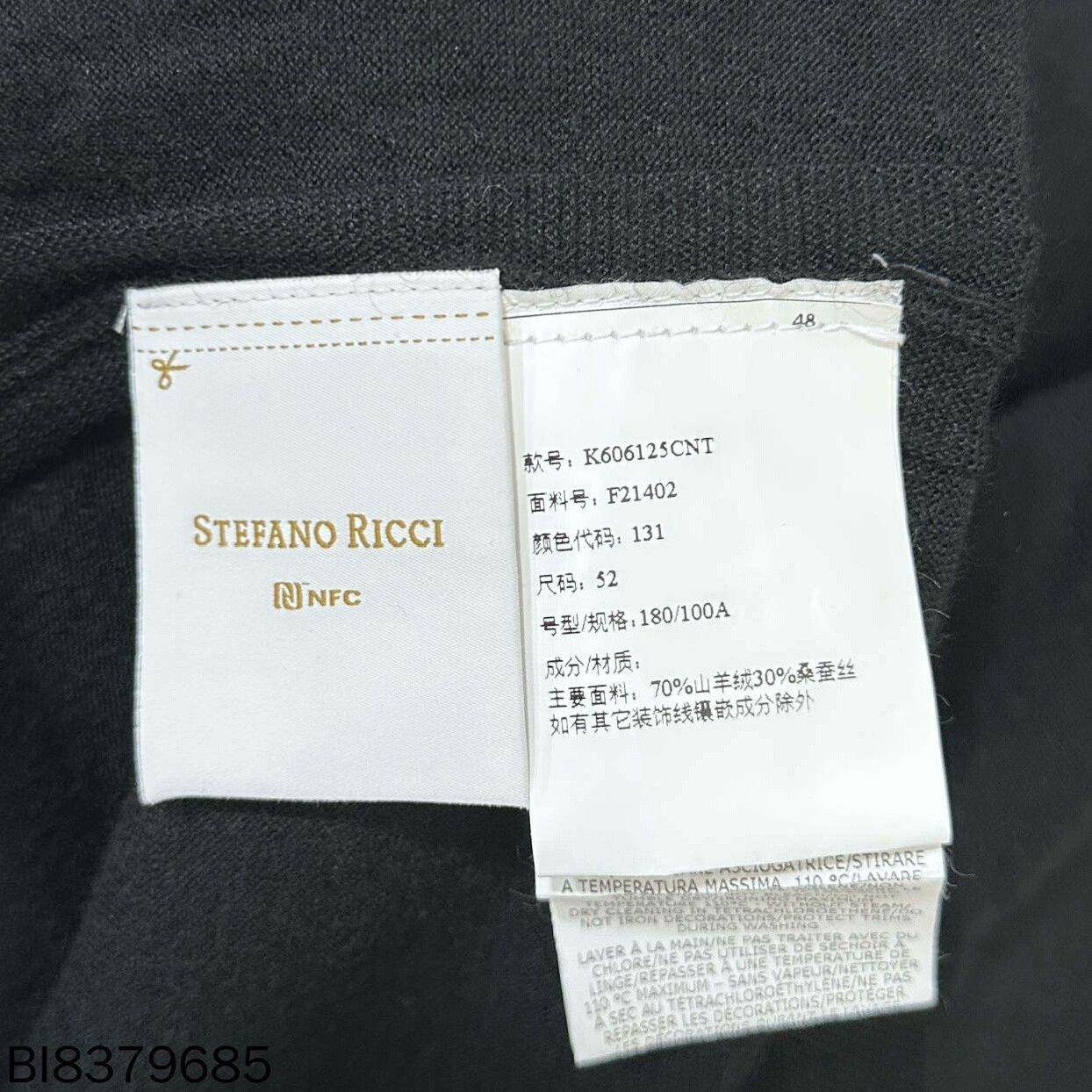 Stefano Ricci Stefano Ricci Black Cashmere Cardigan Size US L / EU 52-54 / 3 - 5 Thumbnail