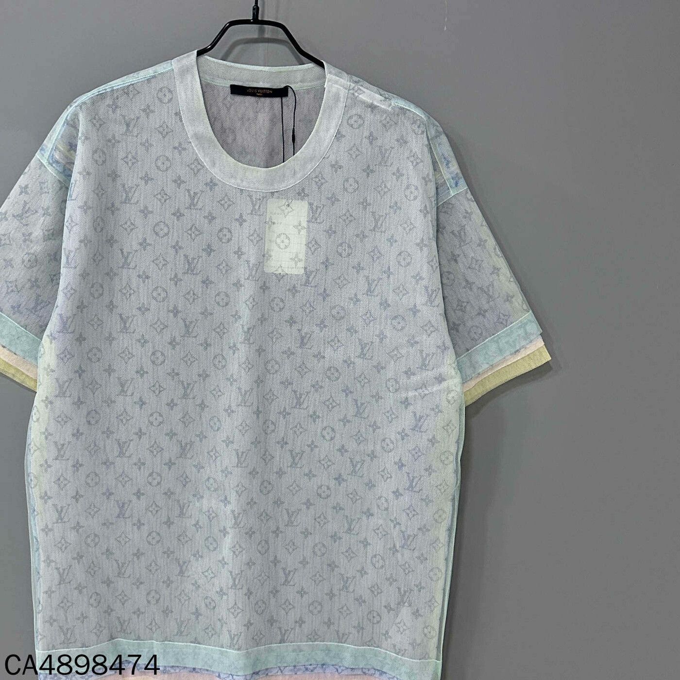Louis Vuitton Louis Vuitton All-Over Print Mesh Short Sleeve Size US S / EU 44-46 / 1 - 2 Thumbnail
