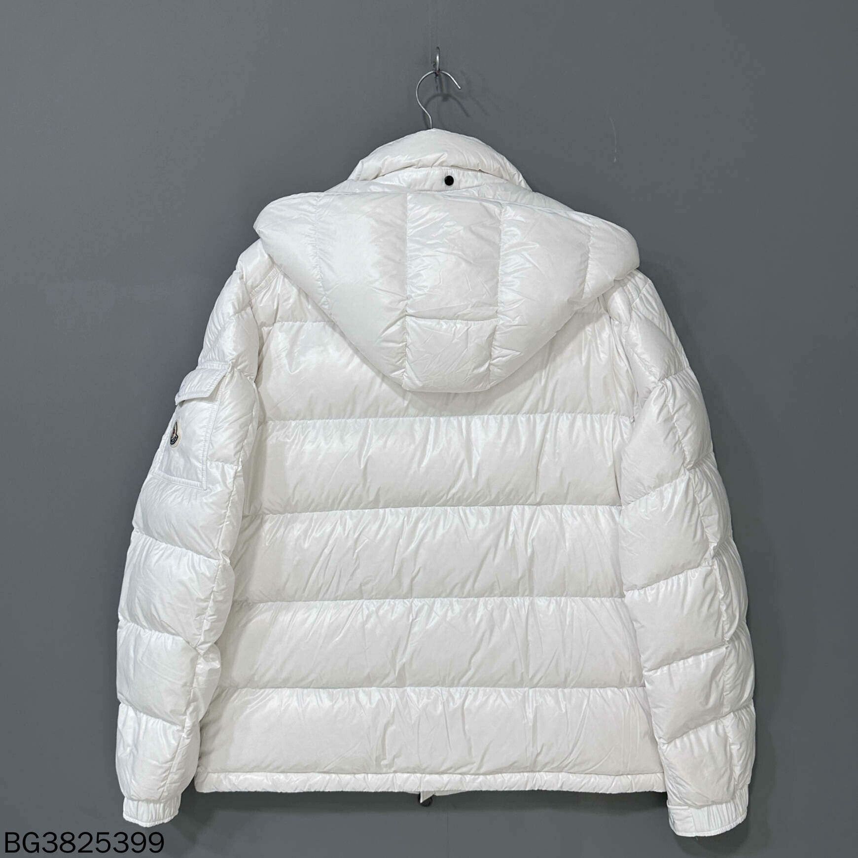Moncler Moncler Maya White Logo Down Jacket Size US XXL / EU 58 / 5 - 3 Thumbnail