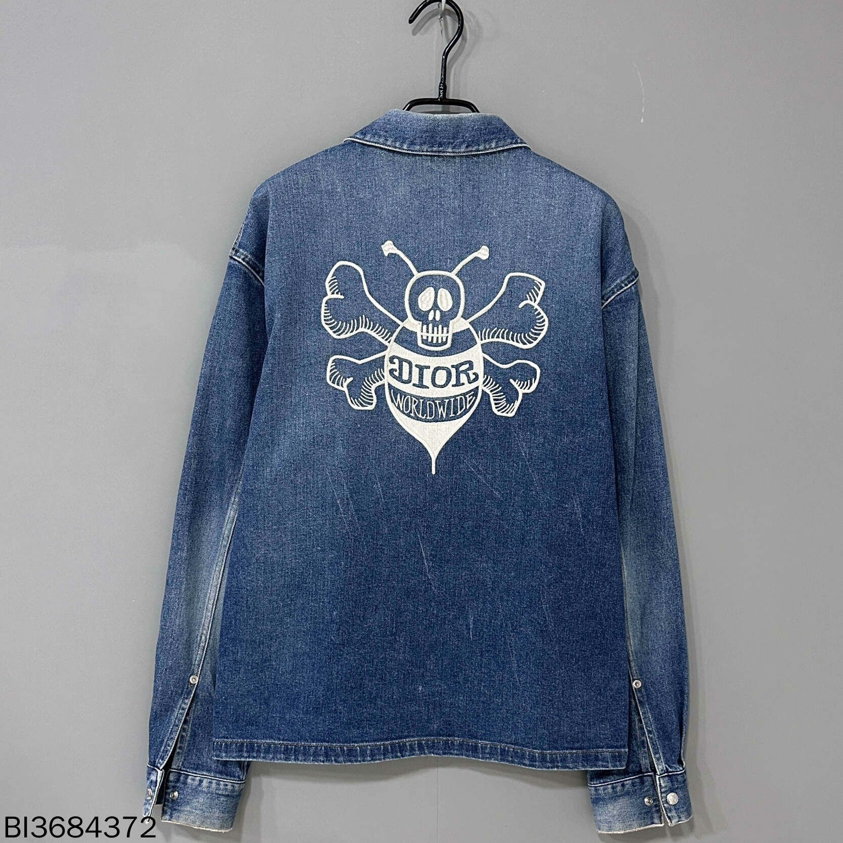 Dior Dior x Stussy Denim Jacket Shirt Size US S / EU 44-46 / 1 - 3 Thumbnail