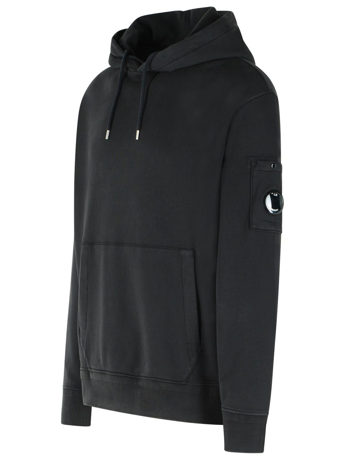 C.P. Company C.P. COMPANY Black Cotton Sweatshirt Size US L / EU 52-54 / 3 - 2 Thumbnail