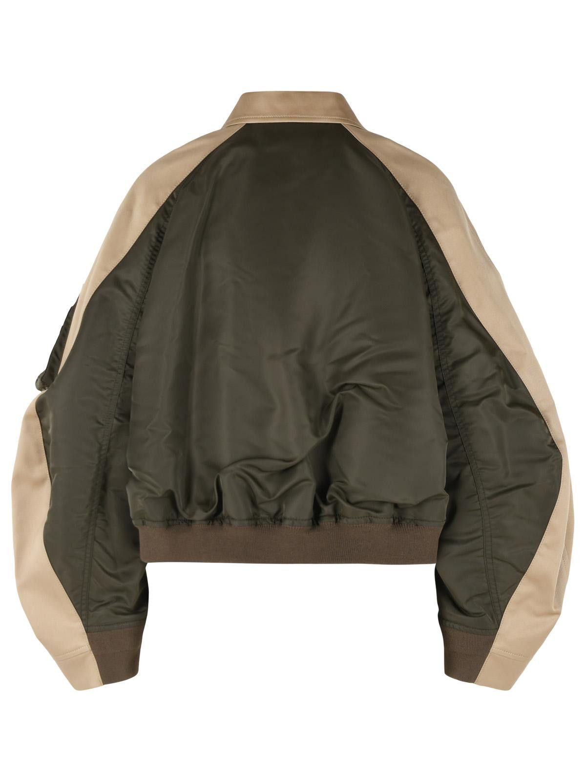 Sacai SACAI 'Chino' Green And Beige Nylon Jacket Size M / US 6-8 / IT 42-44 - 3 Thumbnail