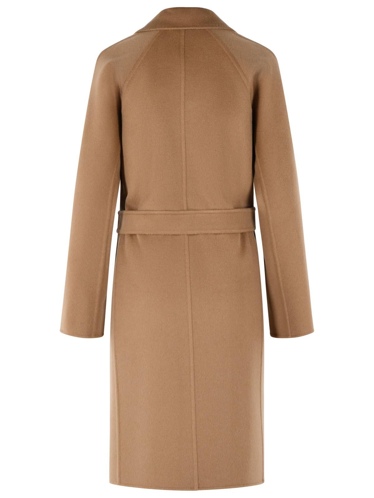 Max Mara MAX MARA 'Aceri' Camel Cashmere Wrap Coat Size M / US 6-8 / IT 42-44 - 3 Thumbnail