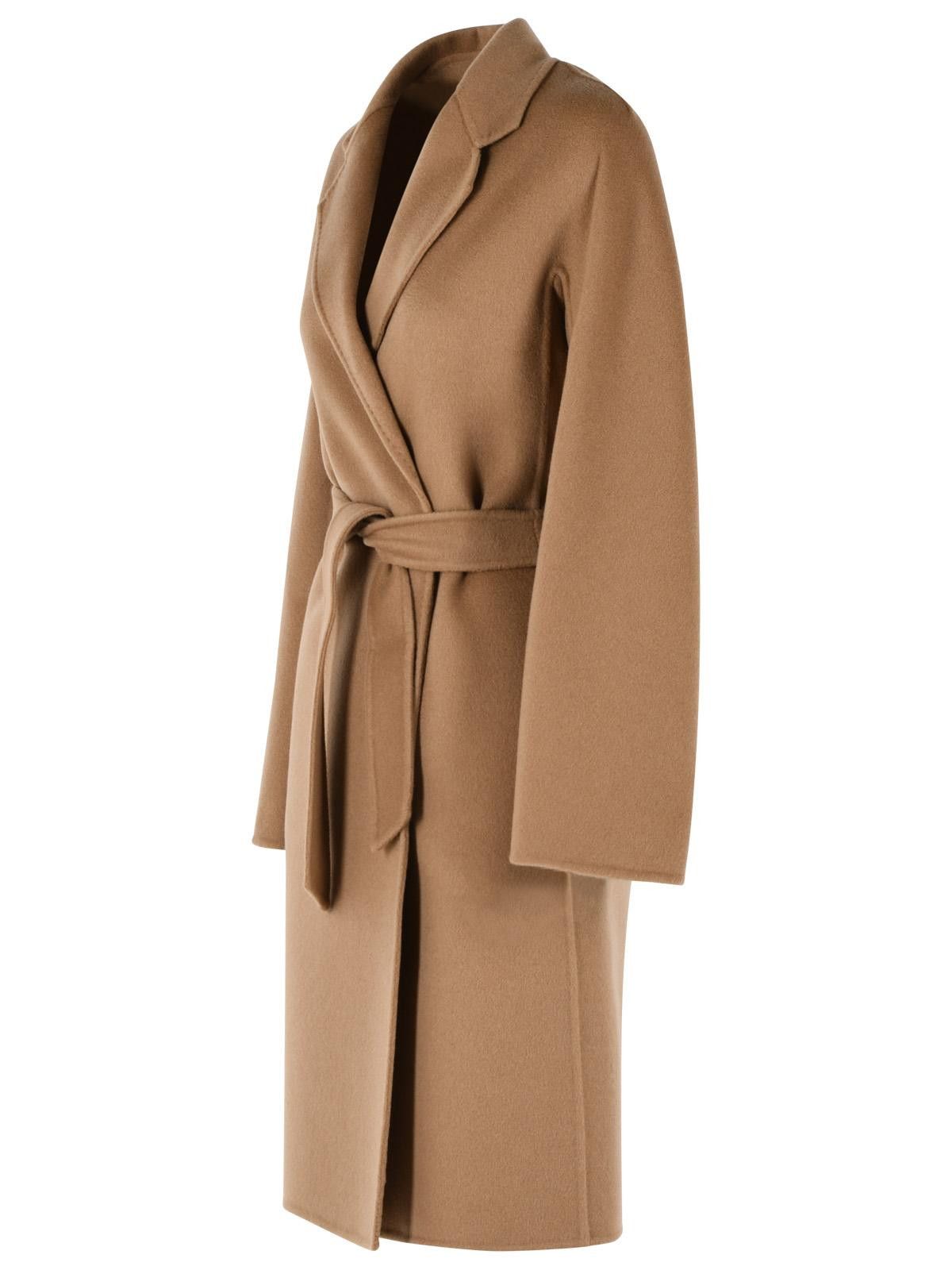 Max Mara MAX MARA 'Aceri' Camel Cashmere Wrap Coat Size M / US 6-8 / IT 42-44 - 2 Thumbnail