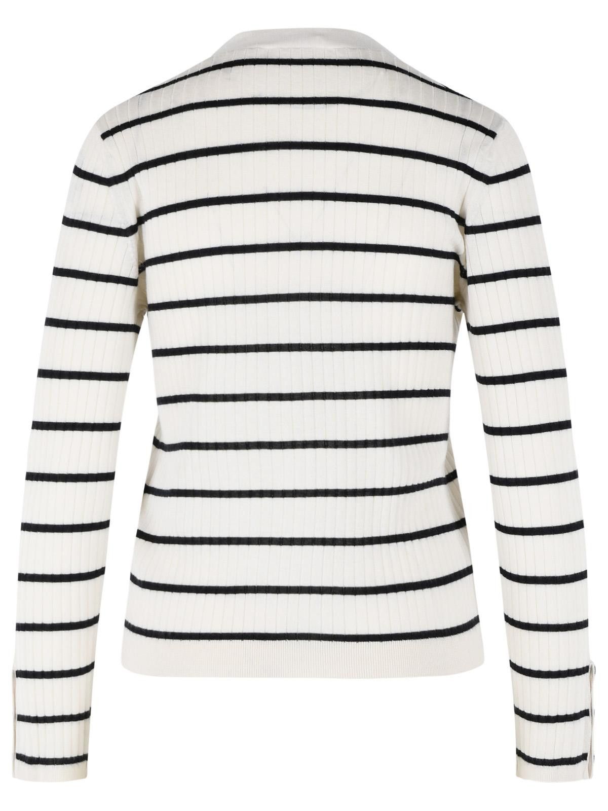Max Mara MAX MARA 'Pedale' Cashmere And Cream Silk Cardigan Size L / US 10 / IT 46 - 3 Thumbnail