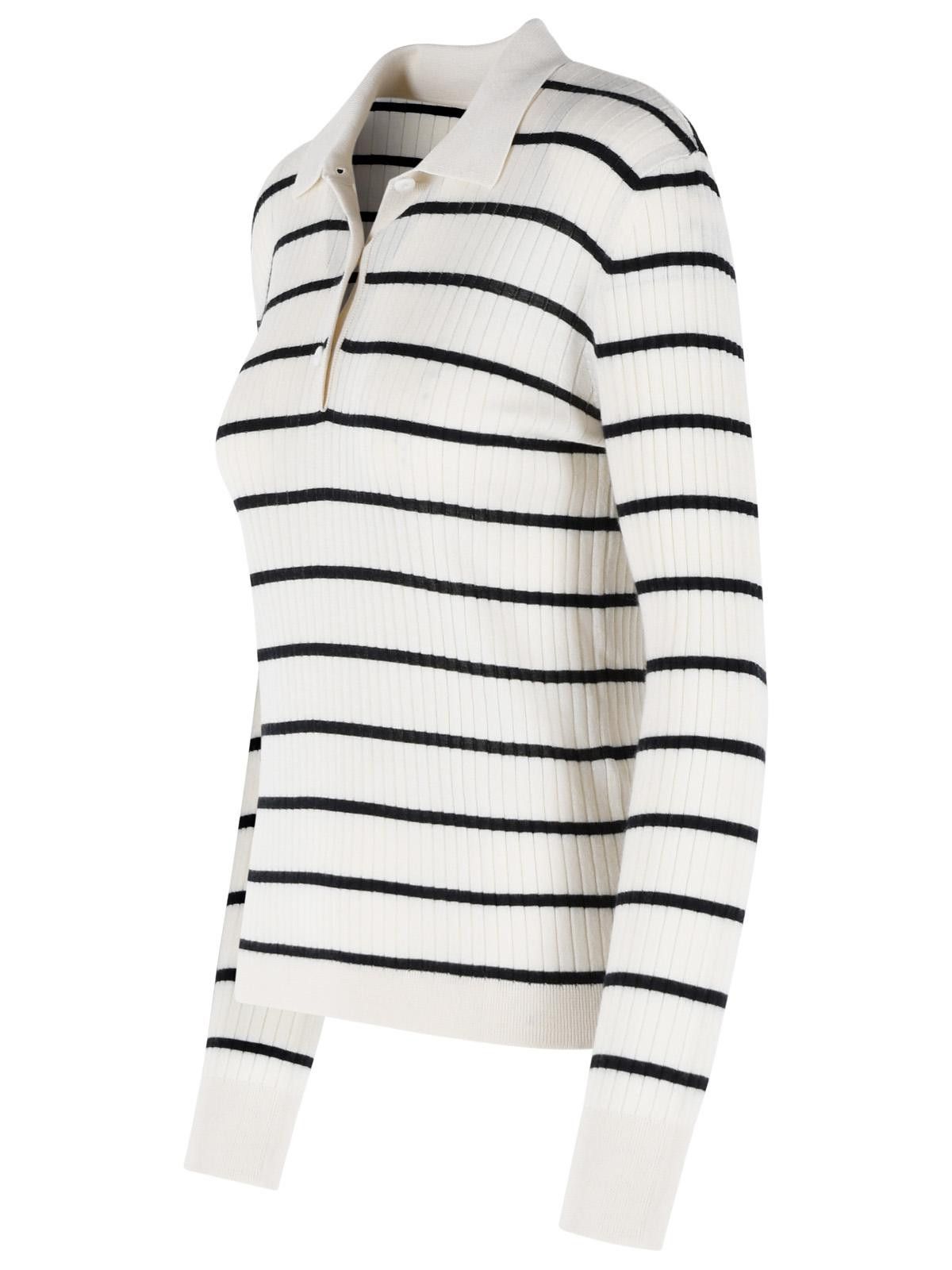 Max Mara MAX MARA 'Gitano' Cashmere And Cream Silk Sweater Size M / US 6-8 / IT 42-44 - 2 Thumbnail