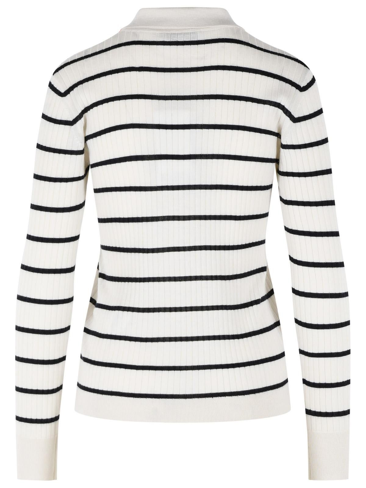Max Mara MAX MARA 'Gitano' Cashmere And Cream Silk Sweater Size M / US 6-8 / IT 42-44 - 3 Thumbnail