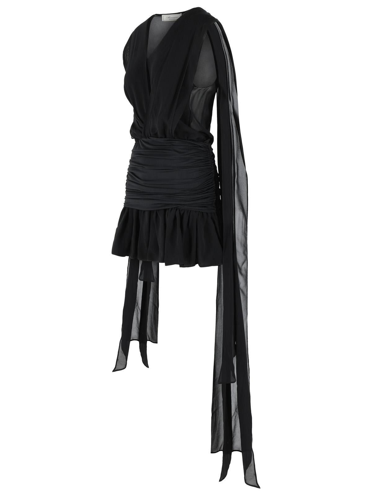 Blumarine BLUMARINE Black Viscose Dress Size XS / US 0-2 / IT 36-38 - 2 Thumbnail