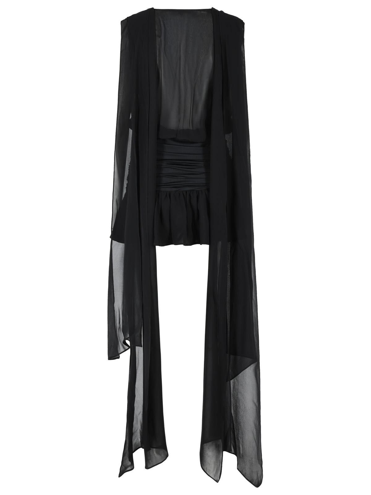Blumarine BLUMARINE Black Viscose Dress Size S / US 4 / IT 40 - 3 Thumbnail