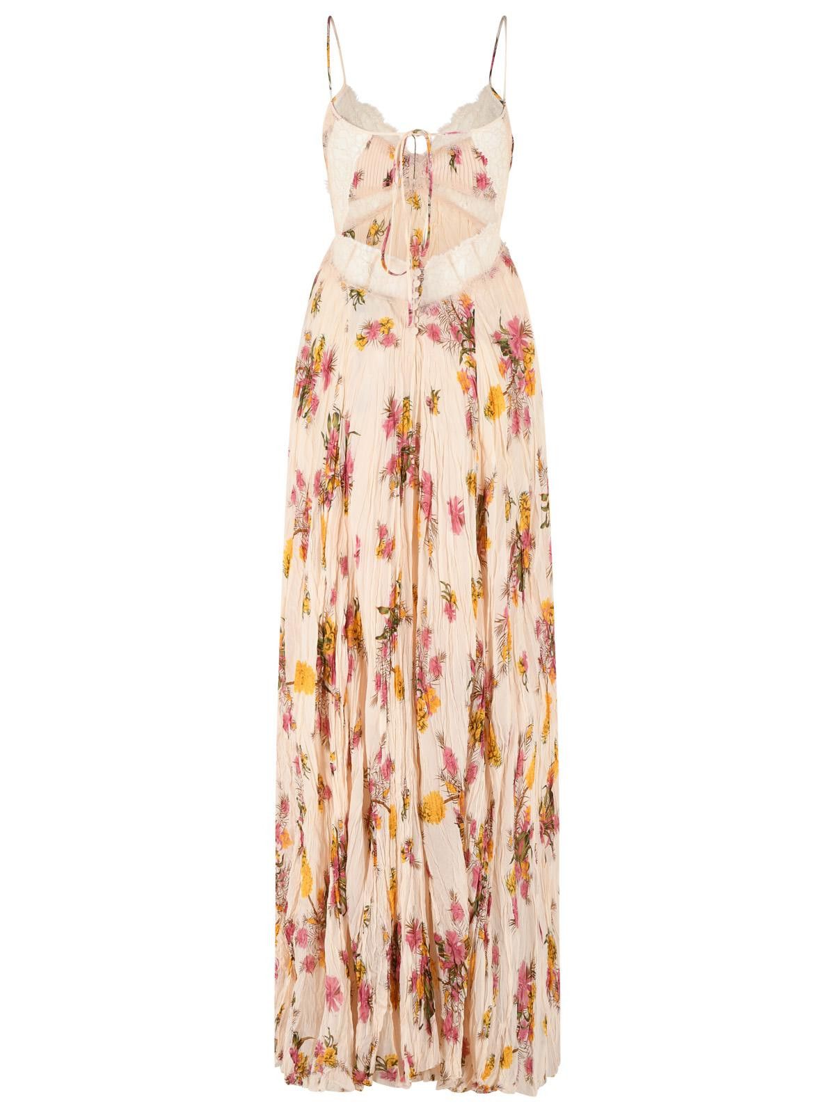 BLUMARINE Peach Viscose Dress