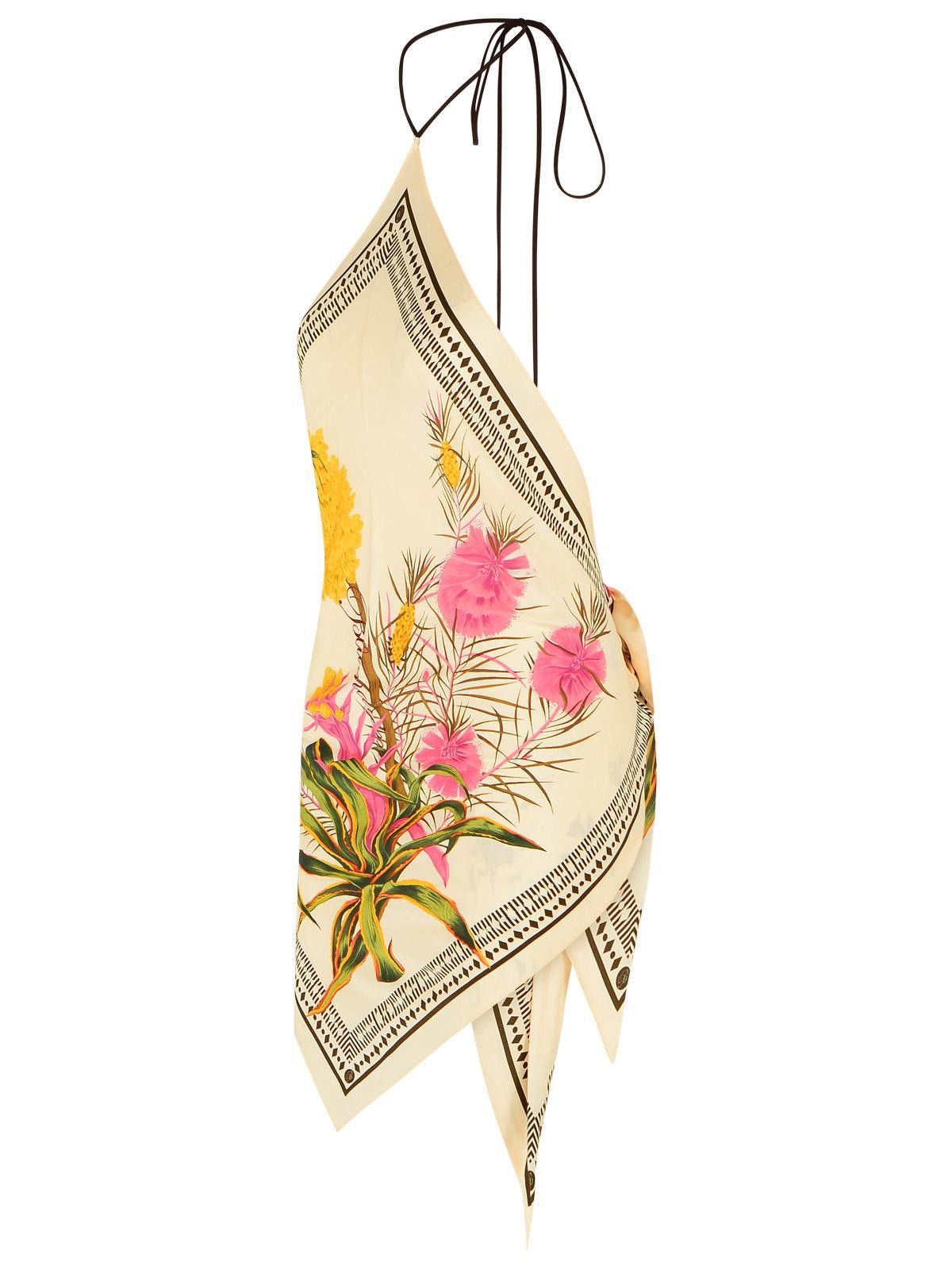 Blumarine BLUMARINE Printed Twill Scarf Top Size M / US 6-8 / IT 42-44 - 2 Thumbnail