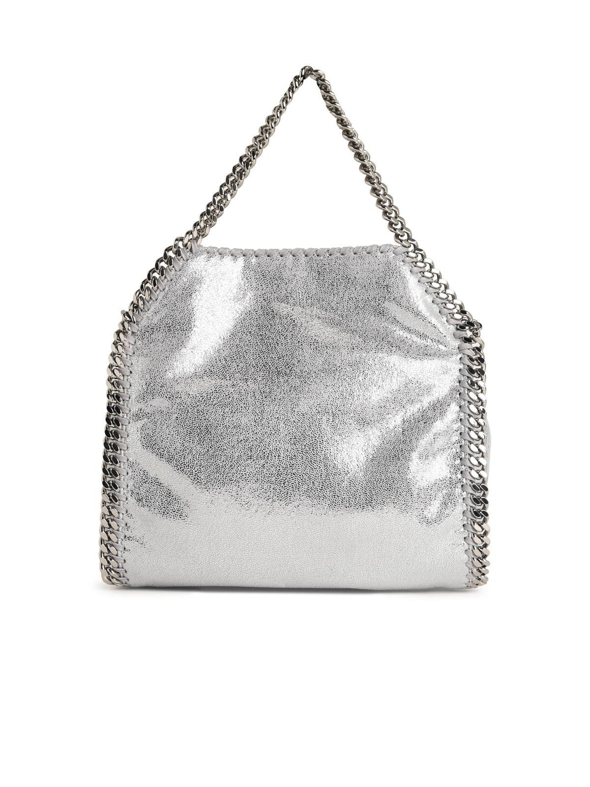 Stella McCartney STELLA McCARTNEY 'Tote Mini Falabella' Silver 'Shaggy Deer' Bag Size ONE SIZE - 3 Thumbnail