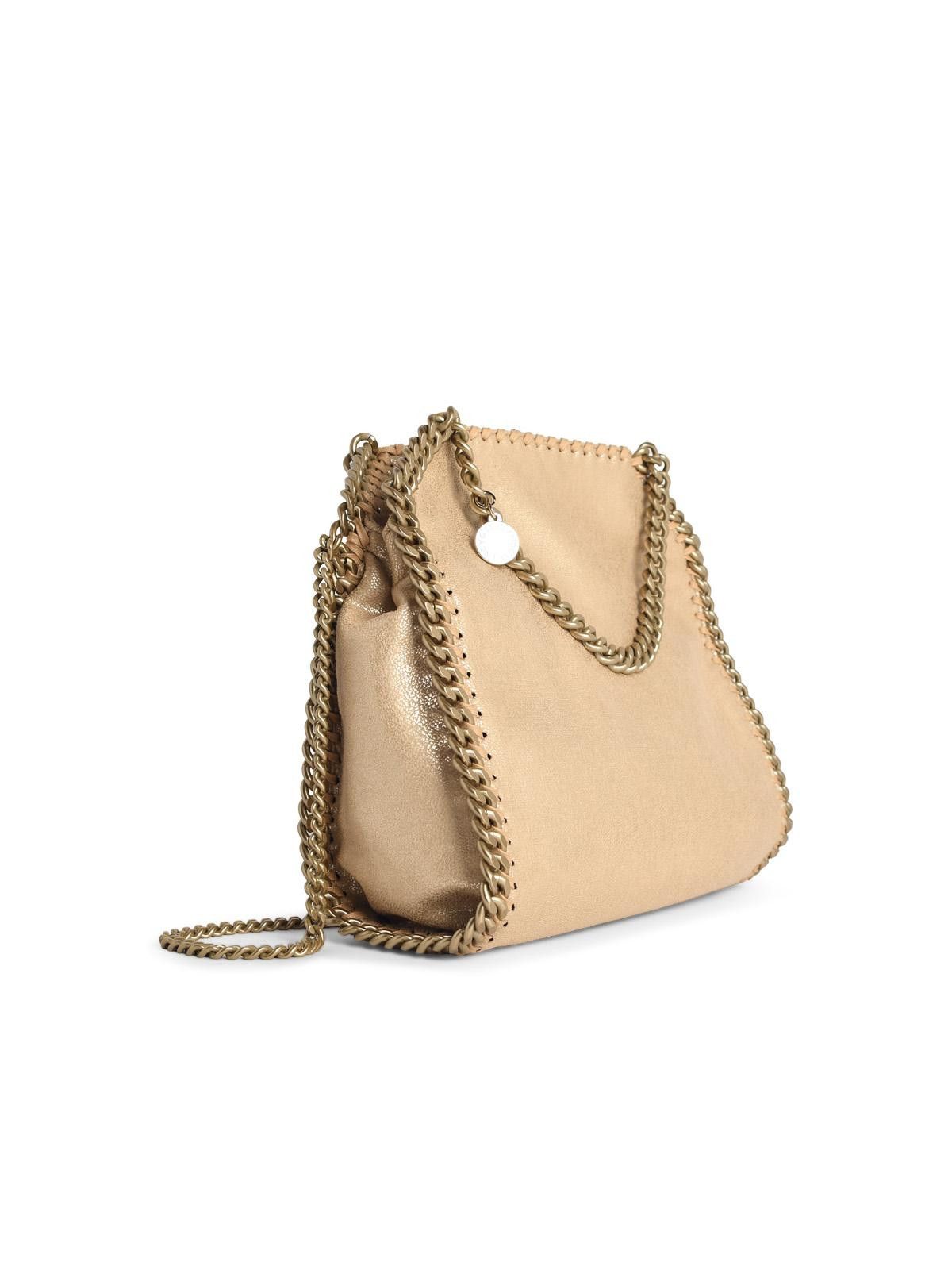 Stella McCartney STELLA McCARTNEY 'Tote Mini Falabella' Gold 'Shaggy Deer' Bag Size ONE SIZE - 2 Thumbnail