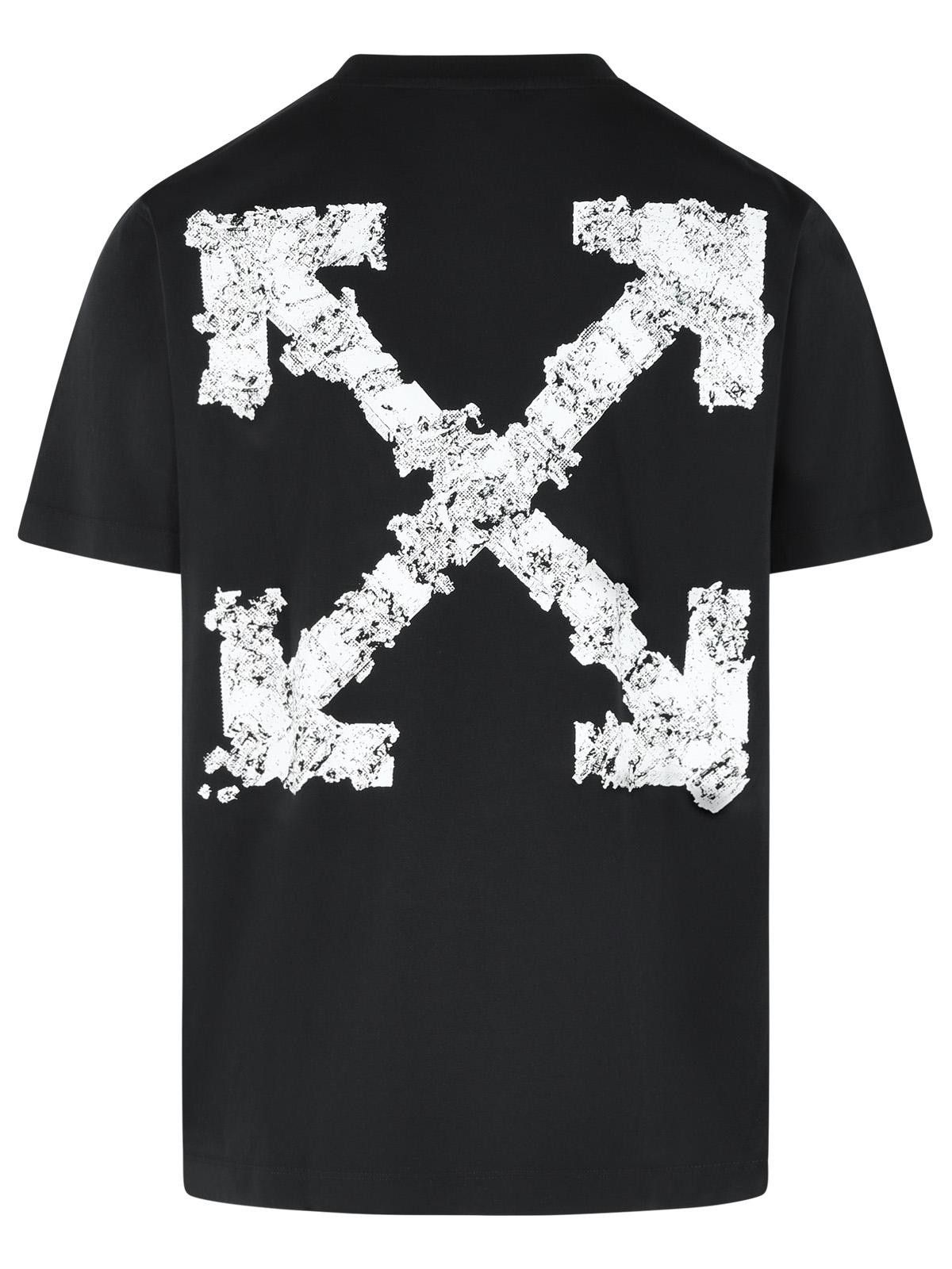 Off-White OFF-WHITE 'Heraldic' Black Cotton T-Shirt Size US XL / EU 56 / 4 - 3 Thumbnail