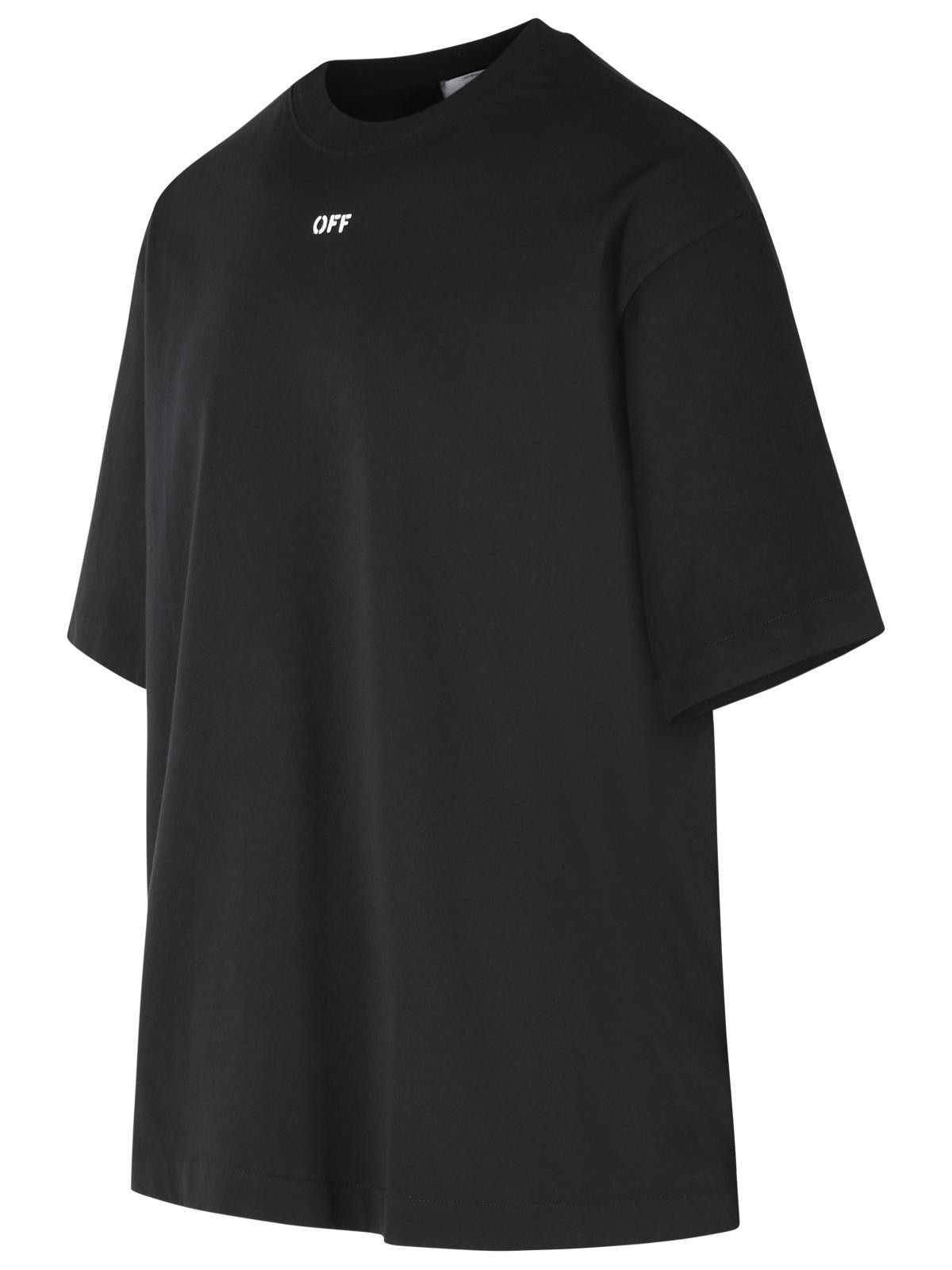 Off-White OFF-WHITE 'Chain' Black Cotton T-Shirt Size US M / EU 48-50 / 2 - 2 Thumbnail