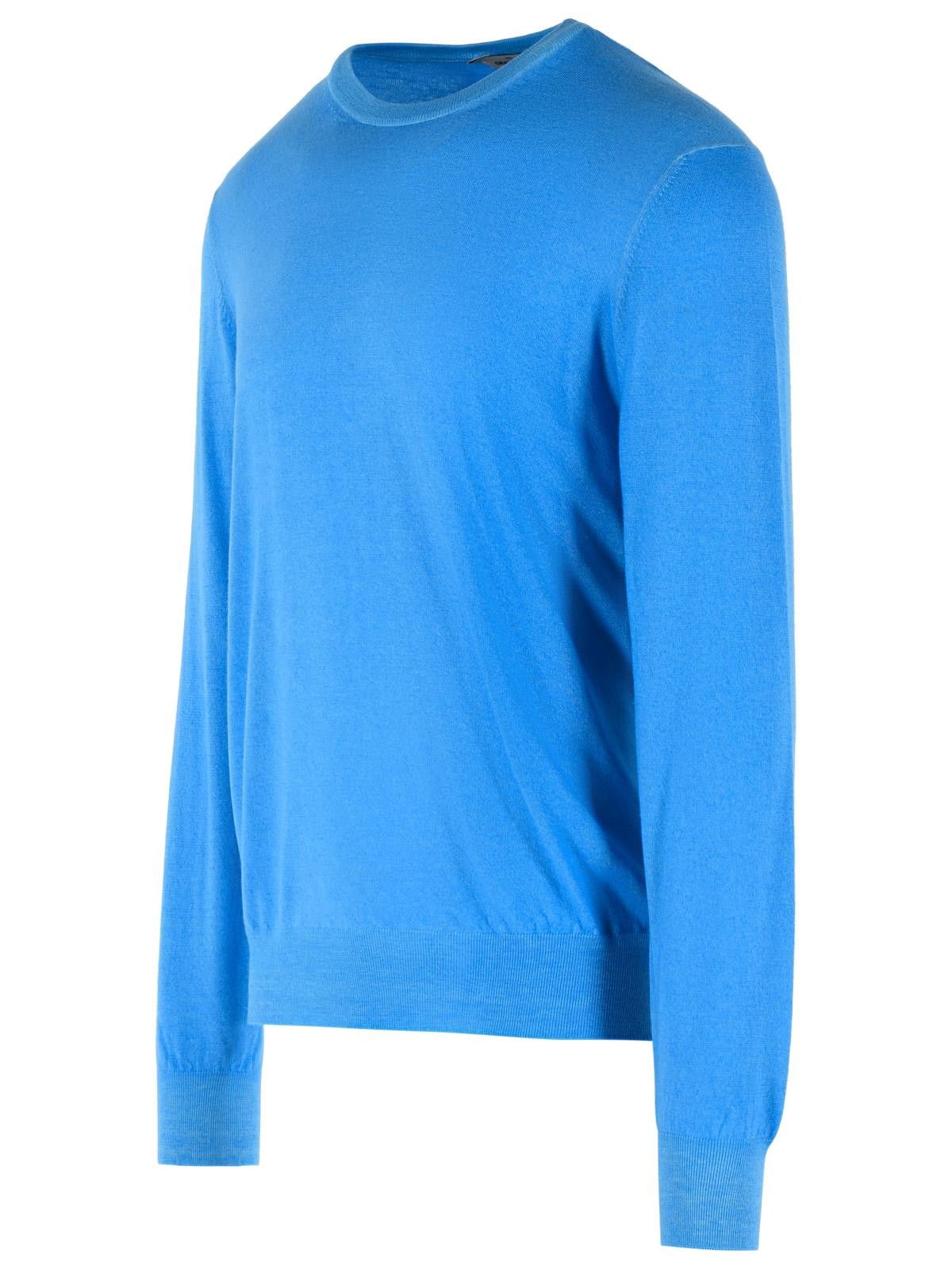 Gran Sasso GRAN SASSO Light Blue Cashmere Sweater Size US M / EU 48-50 / 2 - 2 Thumbnail