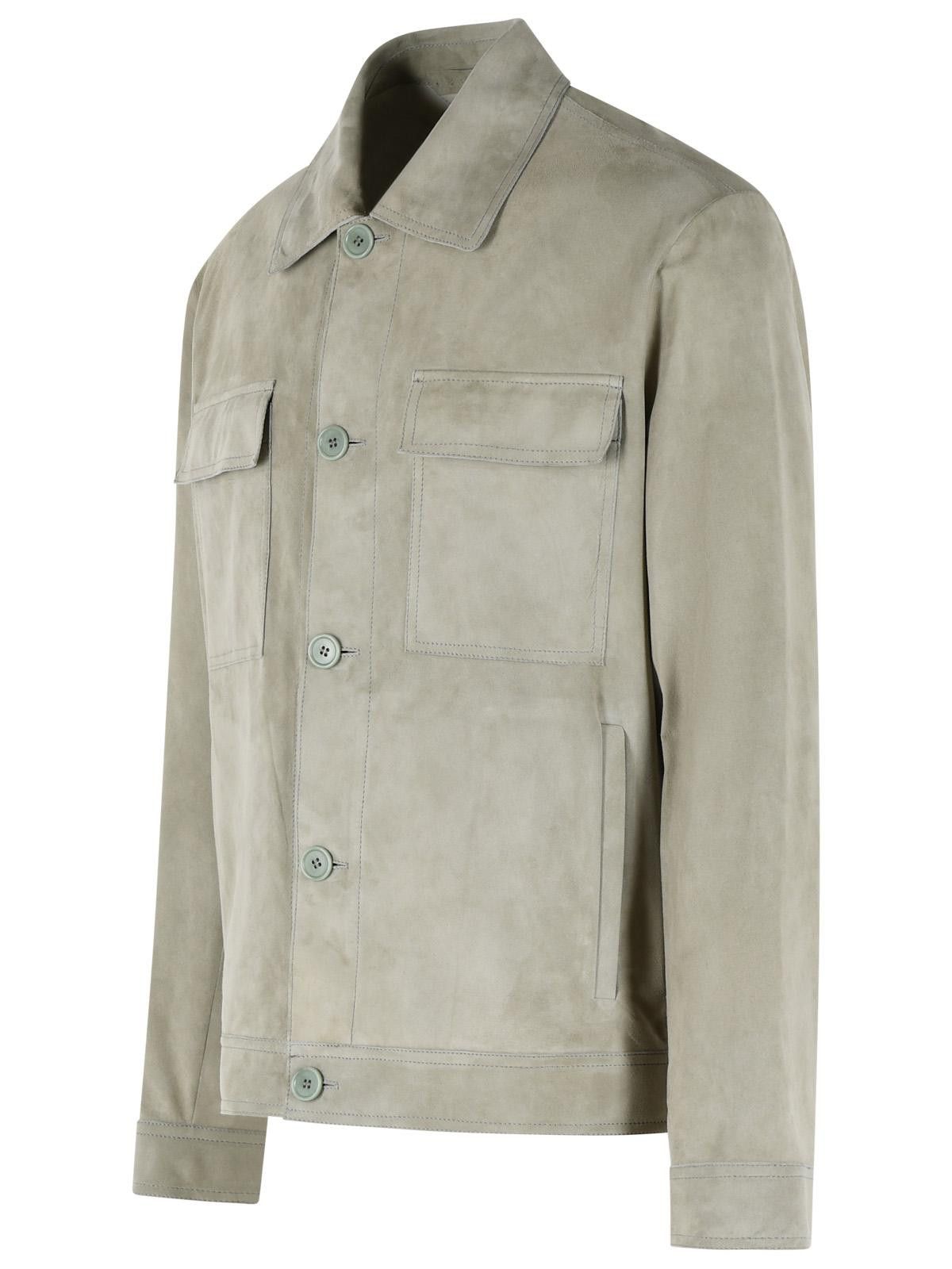 Salvatore Santoro SALVATORE SANTORO 'Smoke' Suede Jacket Size US L / EU 52-54 / 3 - 2 Thumbnail