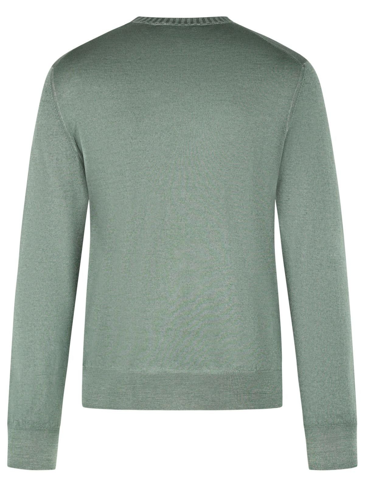 Gran Sasso GRAN SASSO Green Virgin Wool Sweater Size US M / EU 48-50 / 2 - 3 Thumbnail