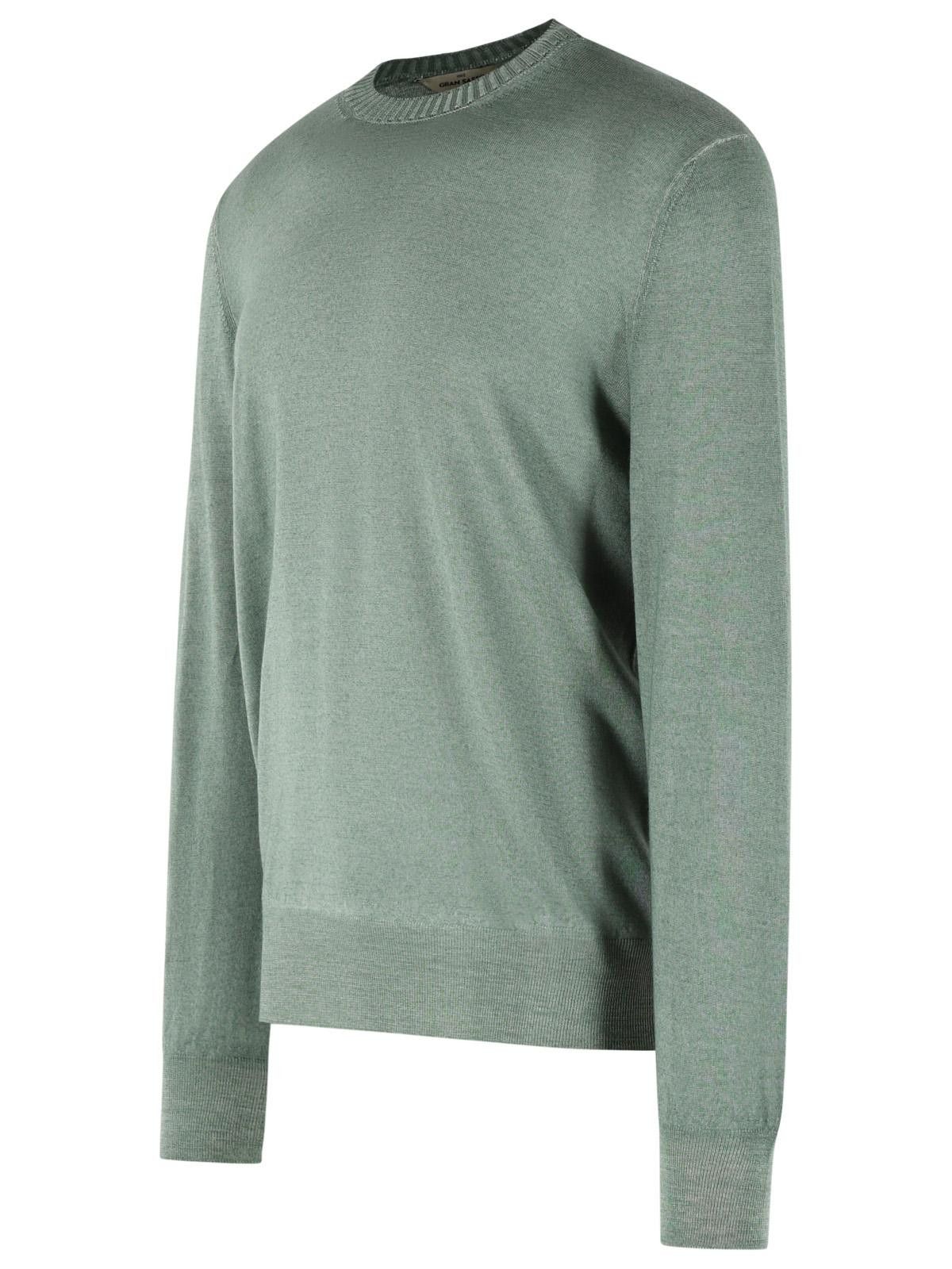 Gran Sasso GRAN SASSO Green Virgin Wool Sweater Size US M / EU 48-50 / 2 - 2 Thumbnail