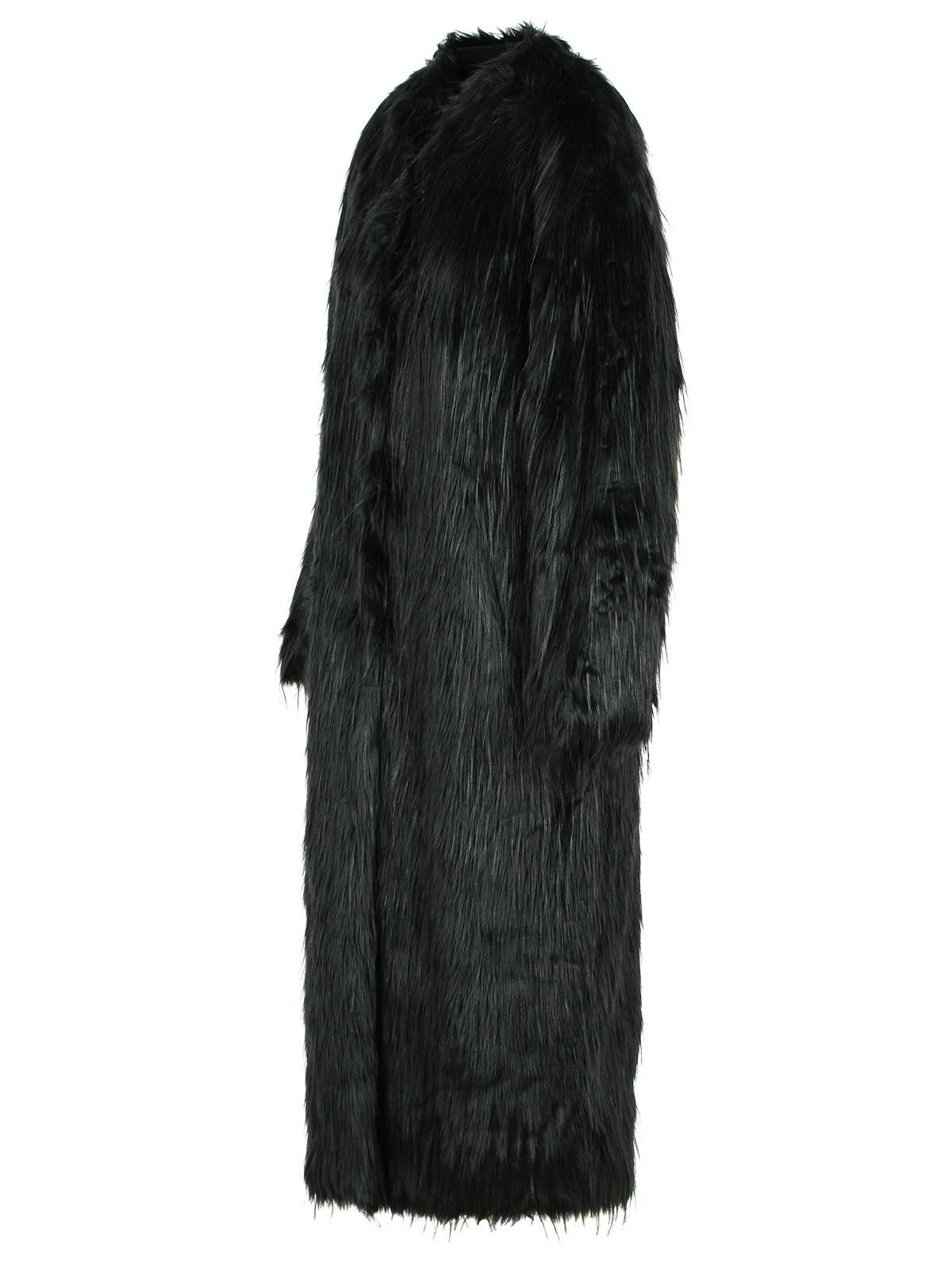 STAND STUDIO STAND STUDIO 'Carolina' Black Faux Fur Coat Size XS / US 0-2 / IT 36-38 - 2 Thumbnail