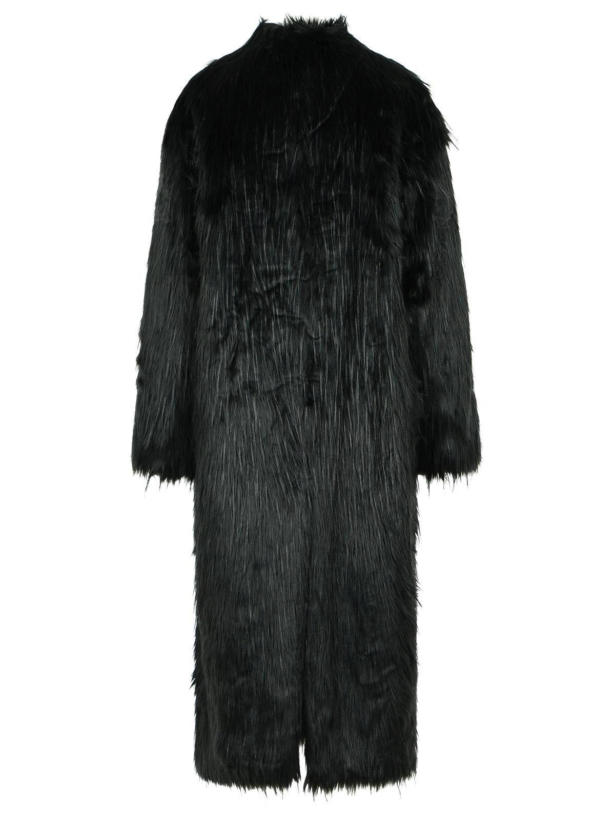 STAND STUDIO STAND STUDIO 'Carolina' Black Faux Fur Coat Size XS / US 0-2 / IT 36-38 - 3 Thumbnail