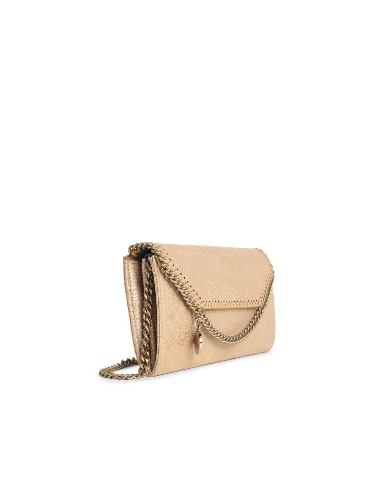 Stella McCartney STELLA McCARTNEY 'Falabella Continental' Gold 'Shaggy Deer' Wallet Size ONE SIZE - 2 Thumbnail