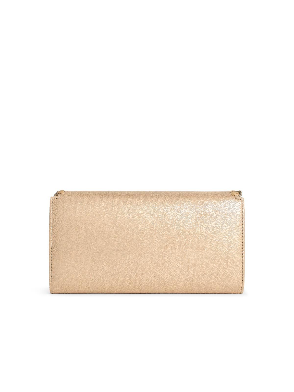 Stella McCartney STELLA McCARTNEY 'Falabella Continental' Gold 'Shaggy Deer' Wallet Size ONE SIZE - 3 Thumbnail
