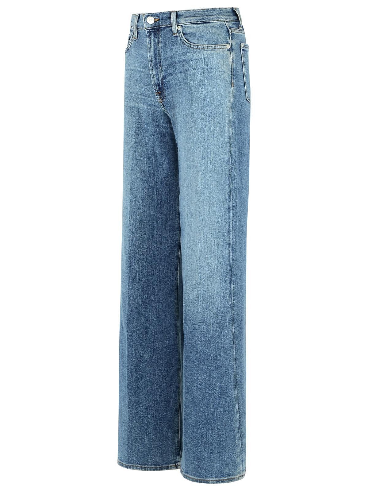 7 For All Mankind 7 FOR ALL MANKIND 'Lotta Tailorless' Light Blue Cotton Misot Jeans Size 30" / US 8 / IT 44 - 2 Thumbnail