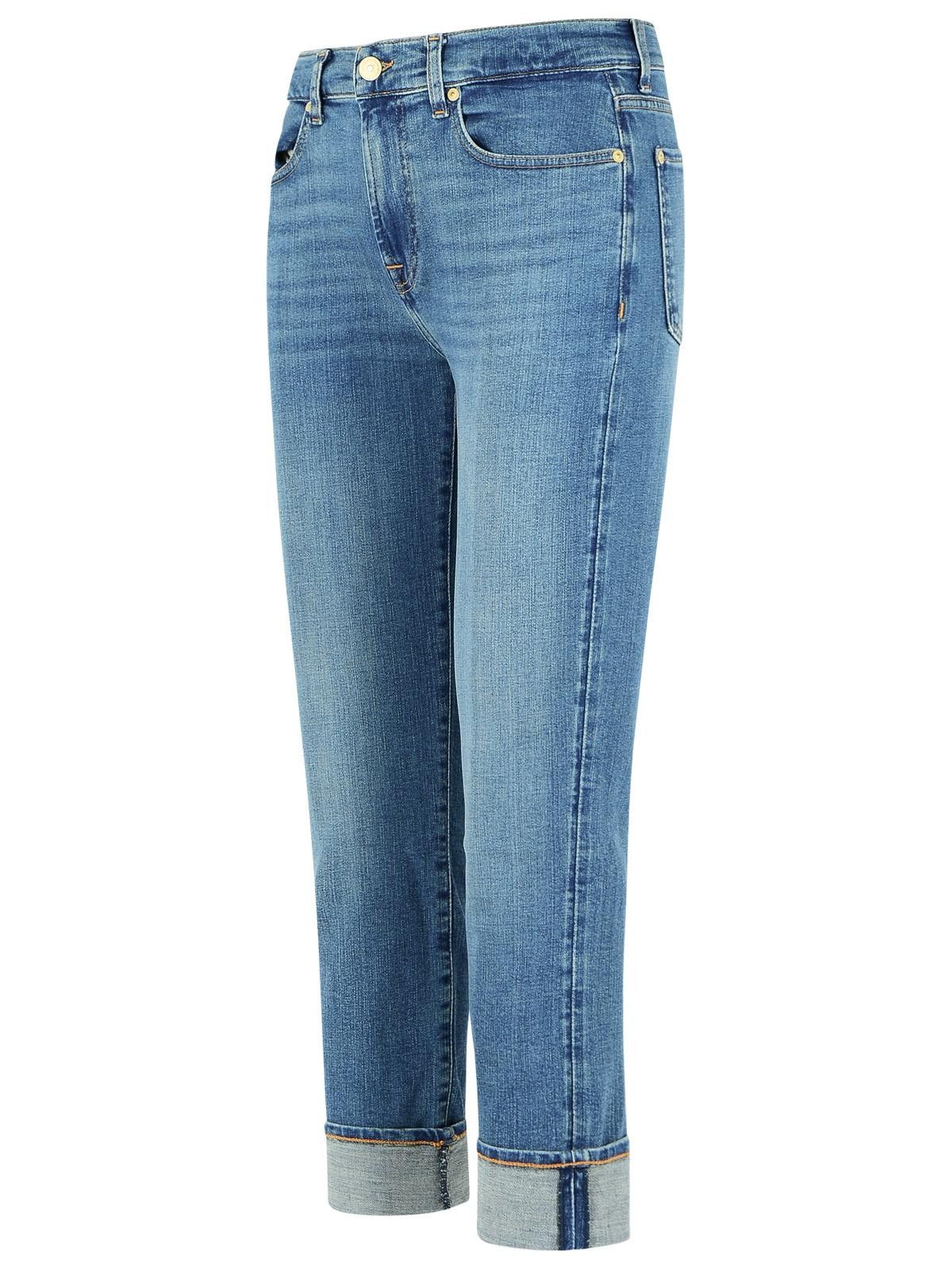 7 For All Mankind 7 FOR ALL MANKIND 'Relaxed Skinny' Blue Cotton Jeans Size 26" / US 2 / IT 38 - 2 Thumbnail