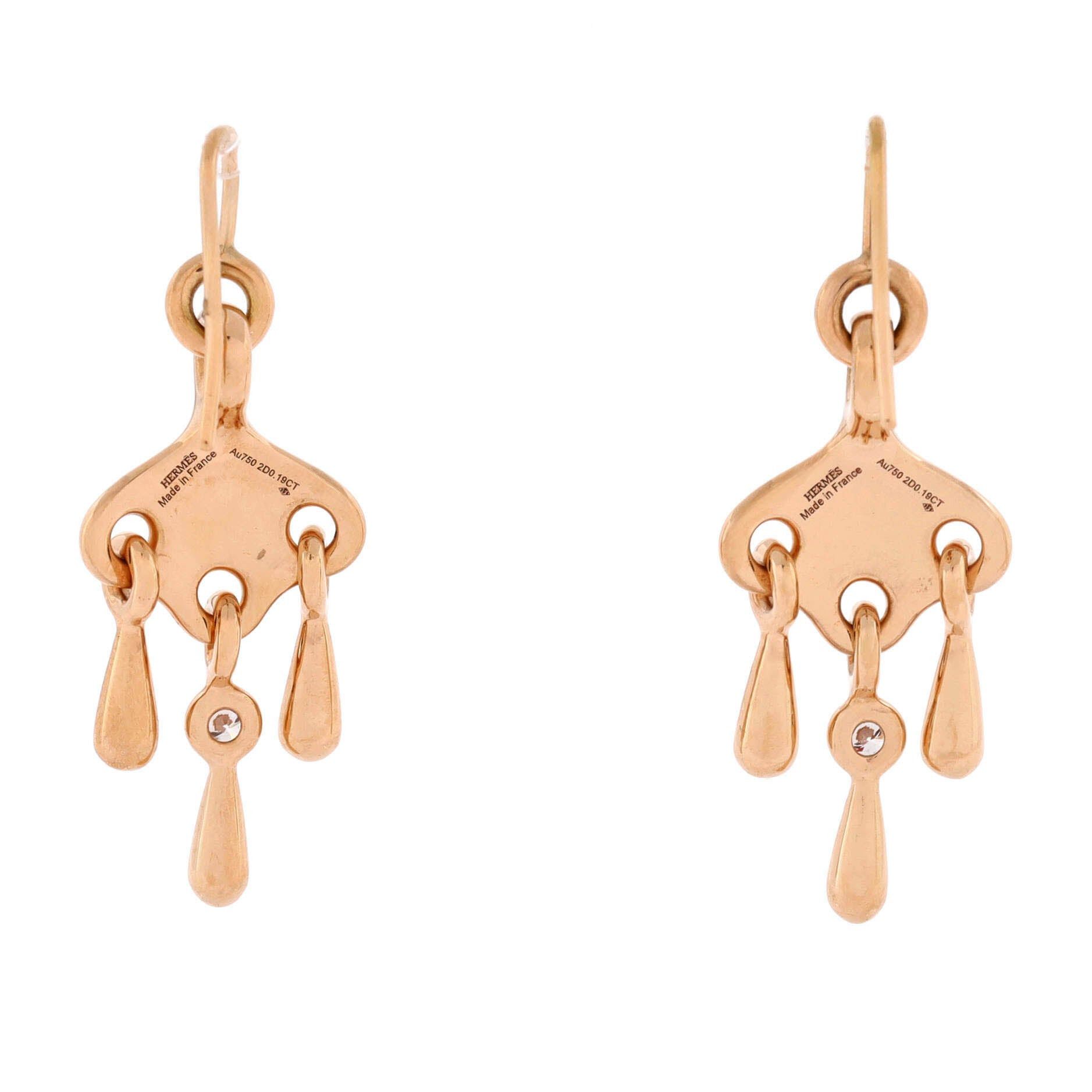Hermes Filet d'Or Earrings Size ONE SIZE - 2 Thumbnail