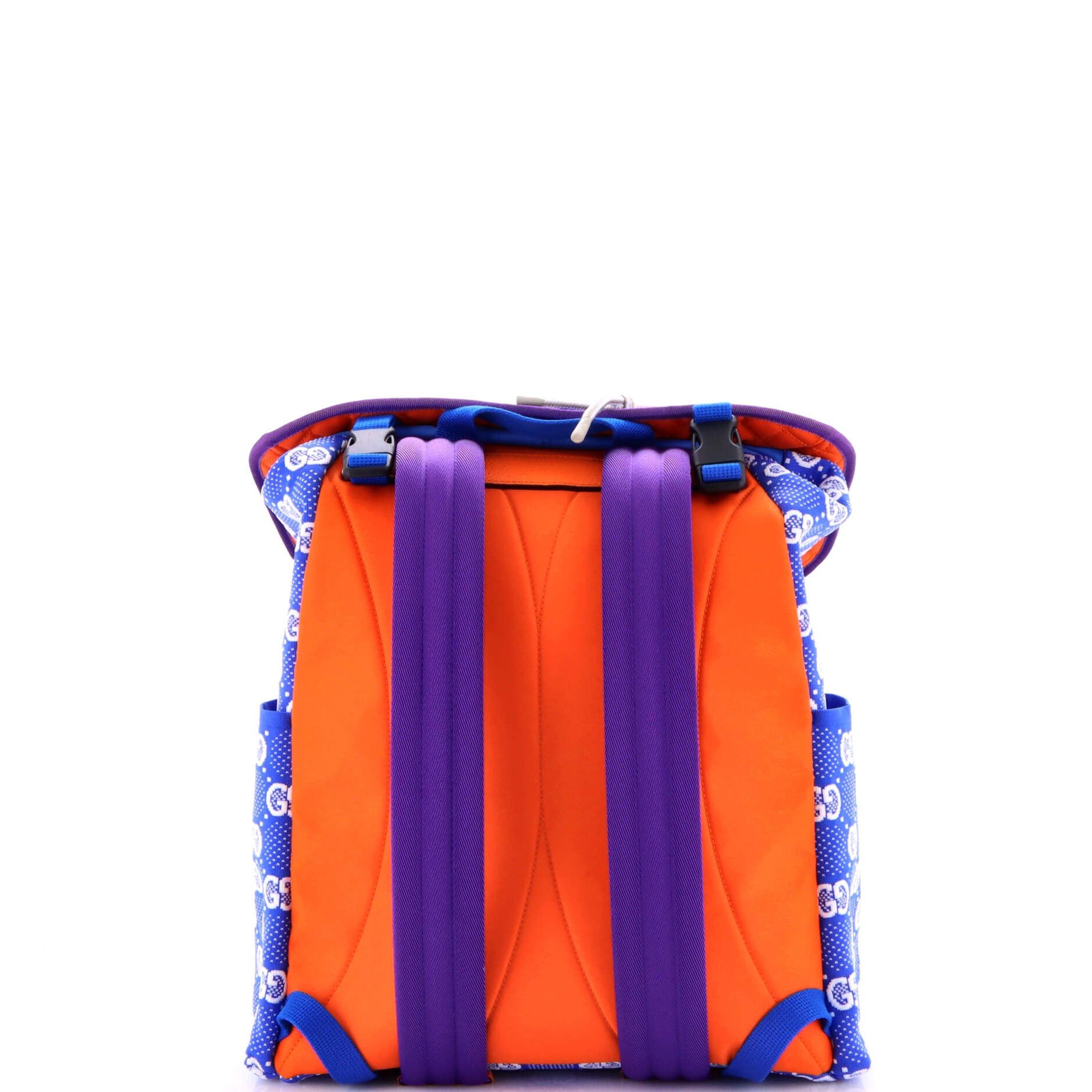 Gucci Panelled Double Buckle Backpack Size ONE SIZE - 3 Thumbnail